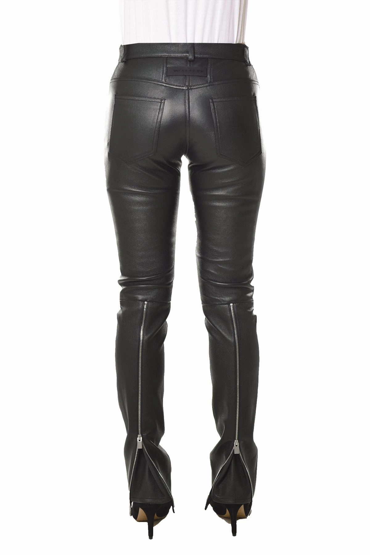 1017 ALYX 9SM Zip-Up Skinny Leather Pants