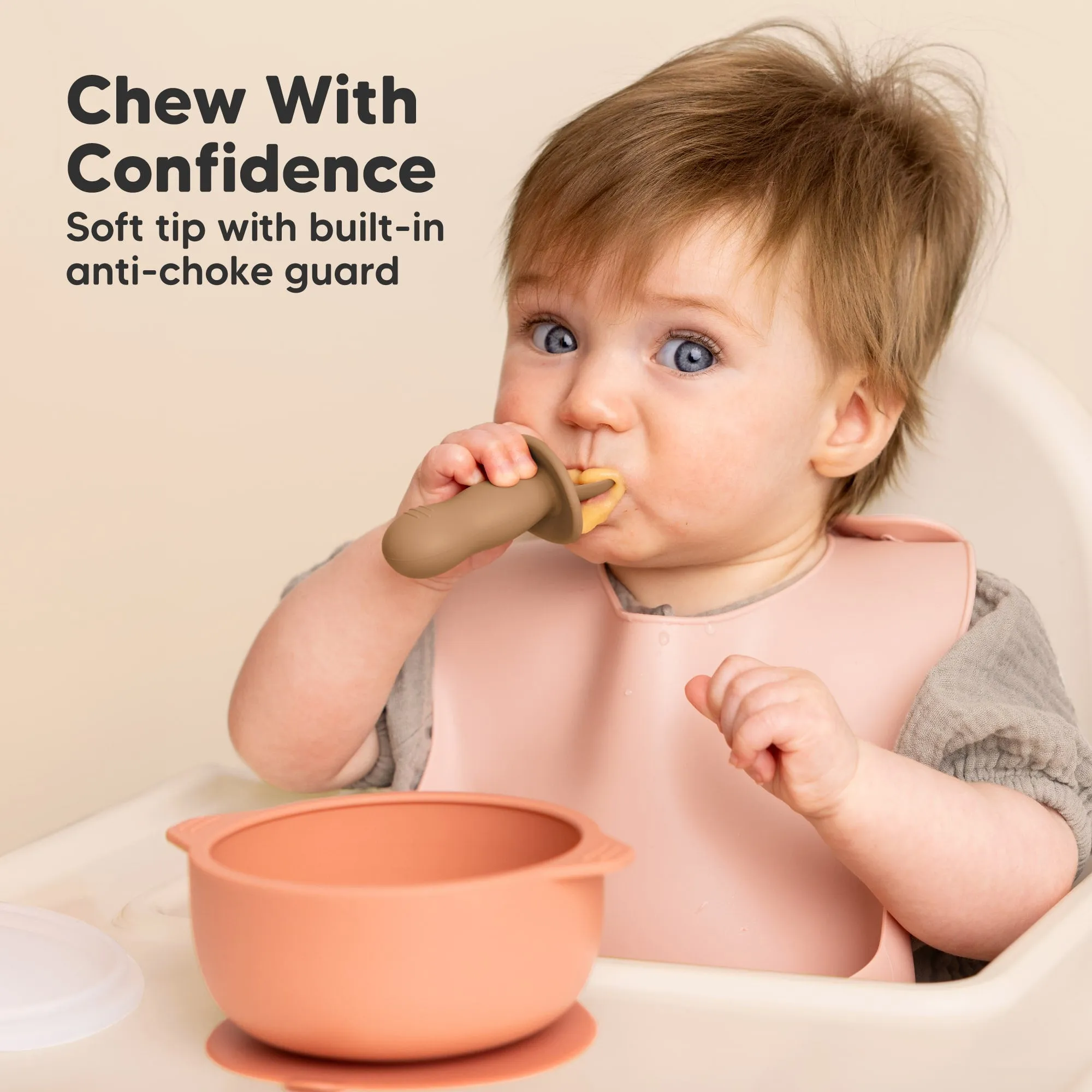 2-Sets Lil’ Prep Baby Fork & Spoon (Desert)