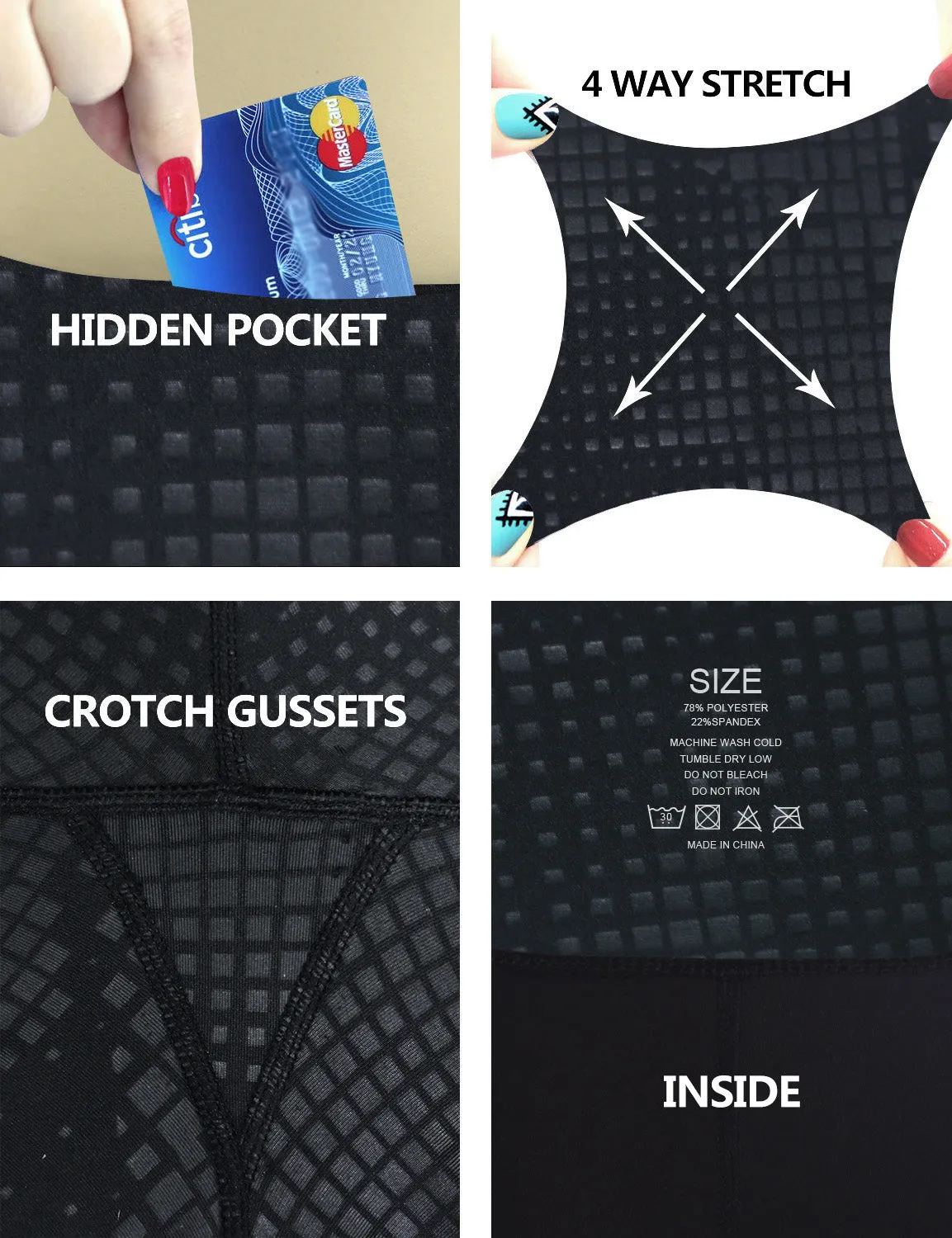 22" inseam 3D Printed Plus Size Pants DISCO_Plus Size