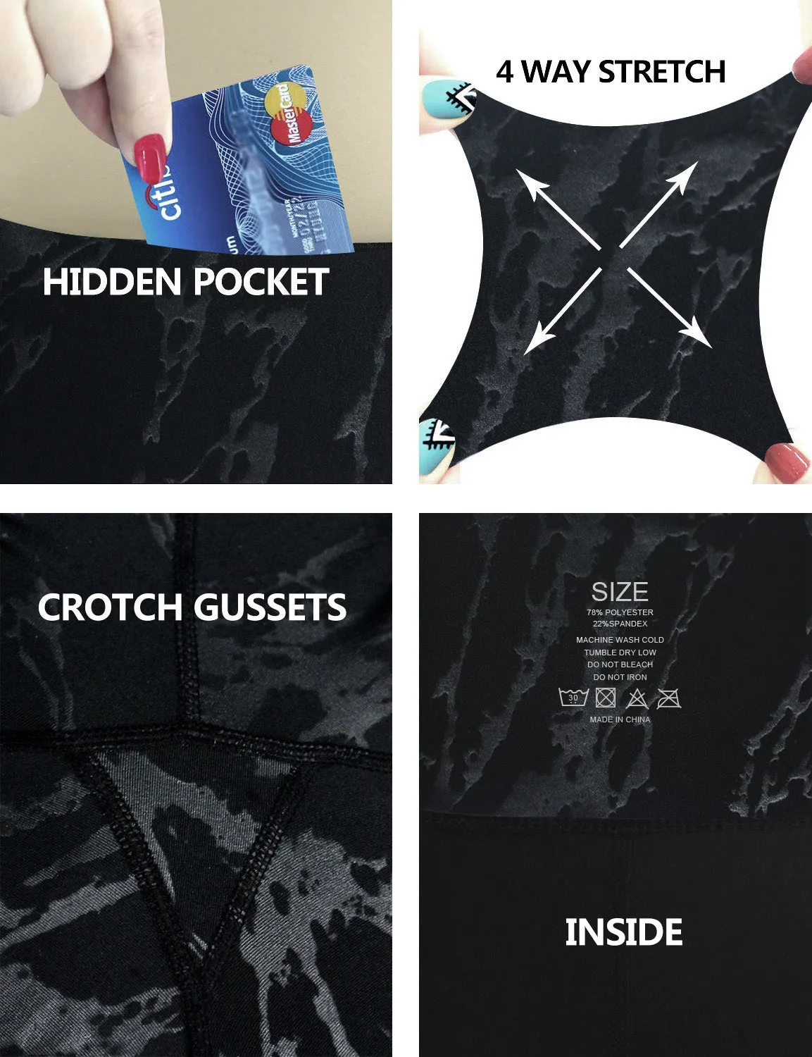 22" inseam 3D Printed Plus Size Pants PAINT_Plus Size