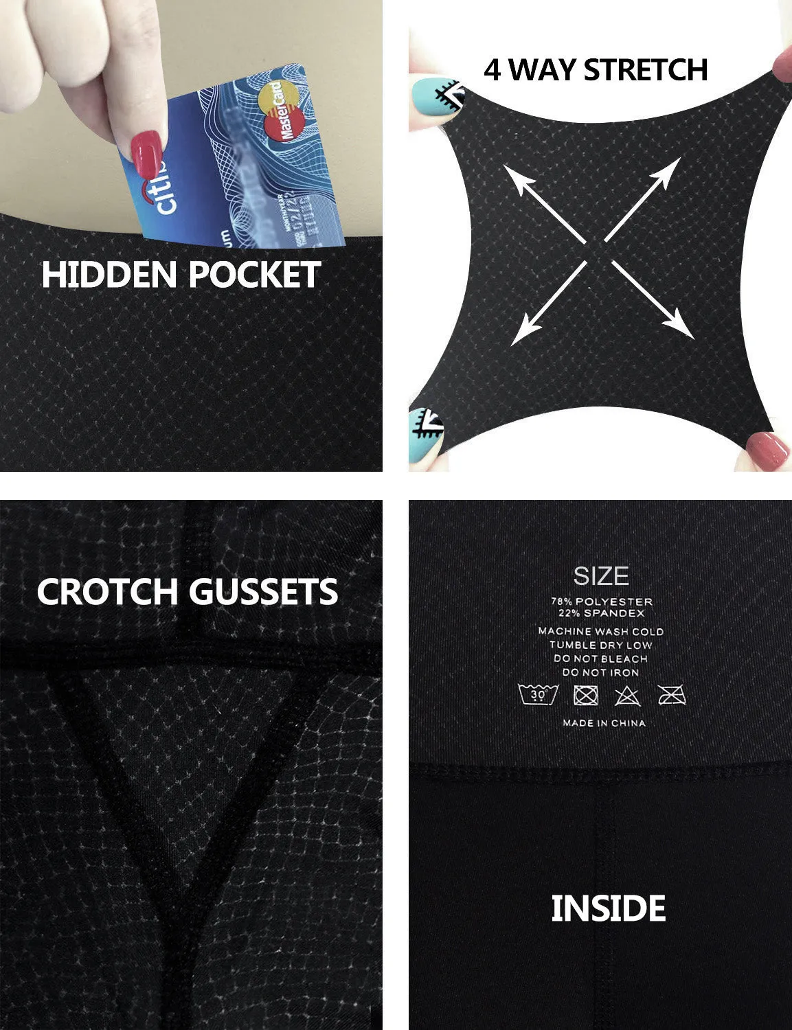 22" inseam 3D Printed Plus Size Pants SNAKE_Plus Size