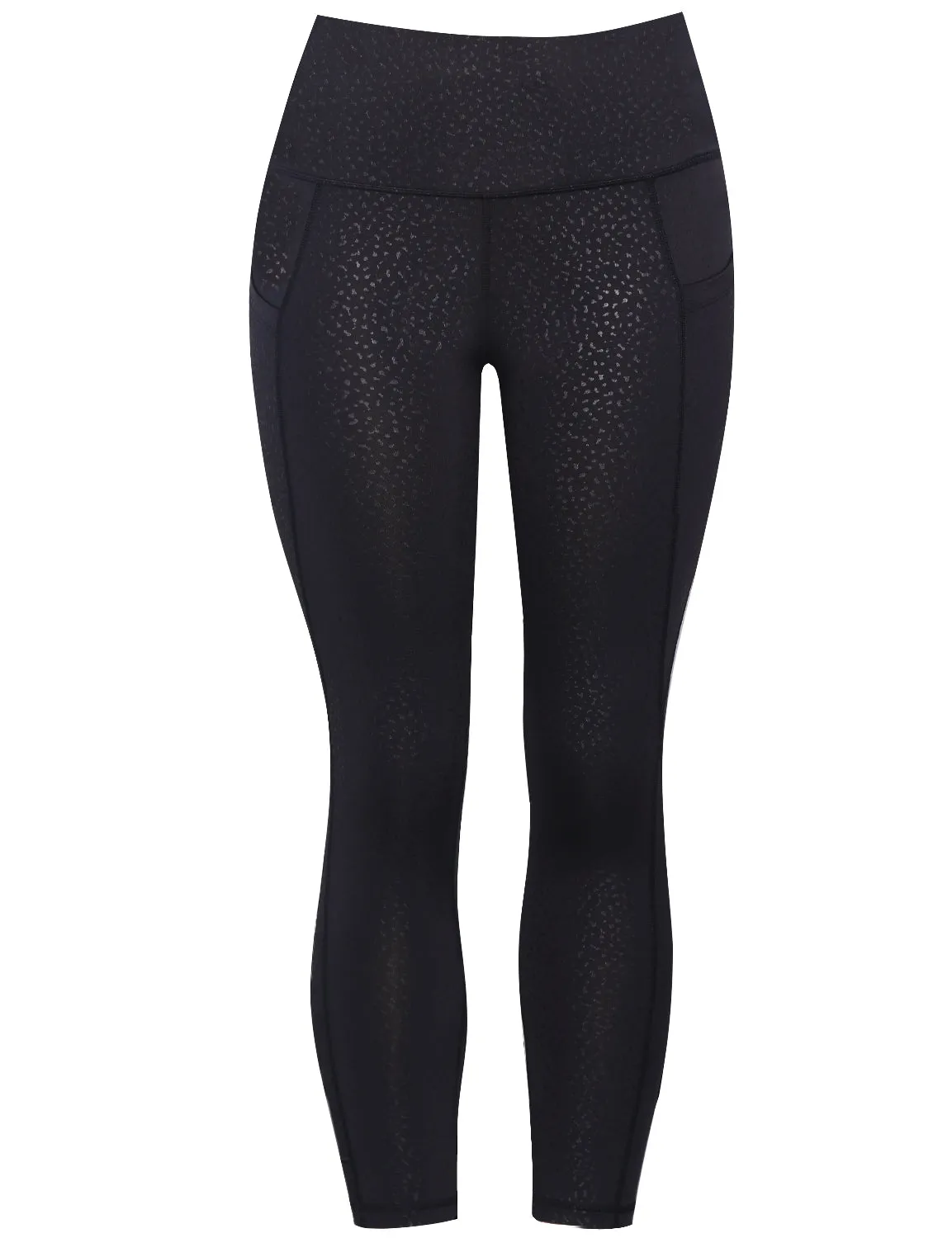 22" inseam 3D Printed yogastudio Pants LEOPARD_yogastudio