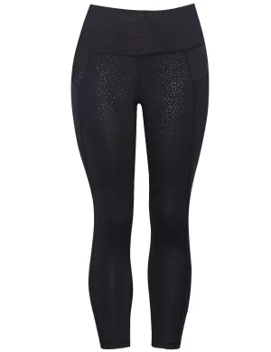 22" inseam 3D Printed yogastudio Pants LEOPARD_yogastudio