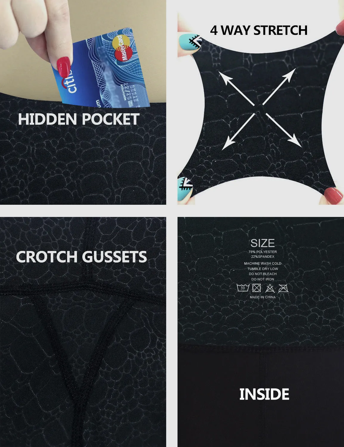 26" inseam 3D Printed Plus Size Pants CROCODILE_Plus Size