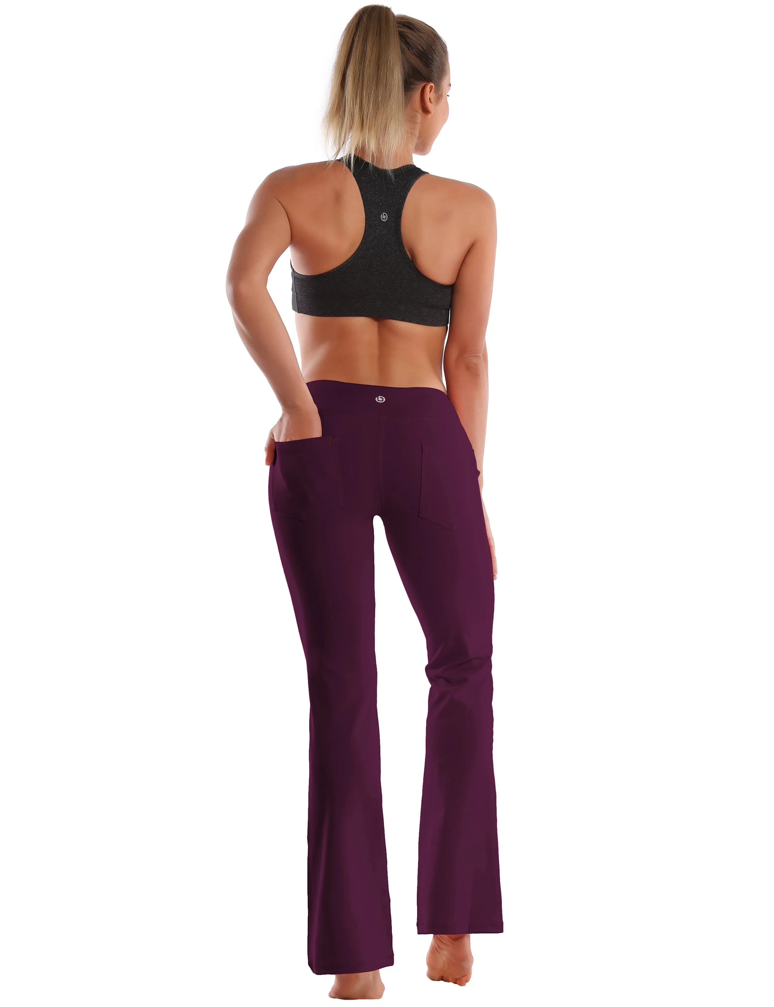 29" 31" 33" 35" 37"  Back Pockets Bootcut Leggings grapevine_Tall Size