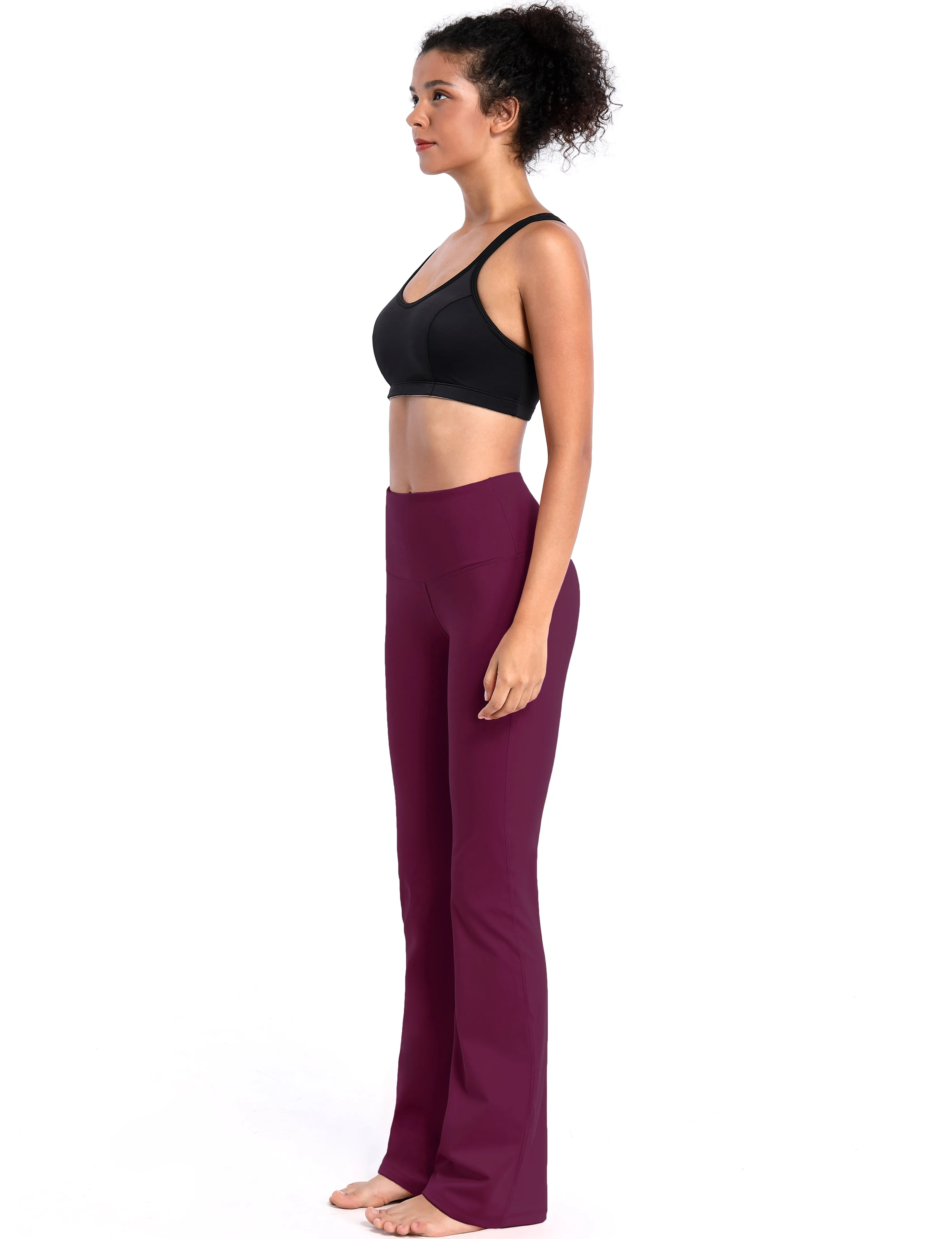 29" 31" 33" 35" 37" High Waist Bootcut Leggings Grapevine_Jogging