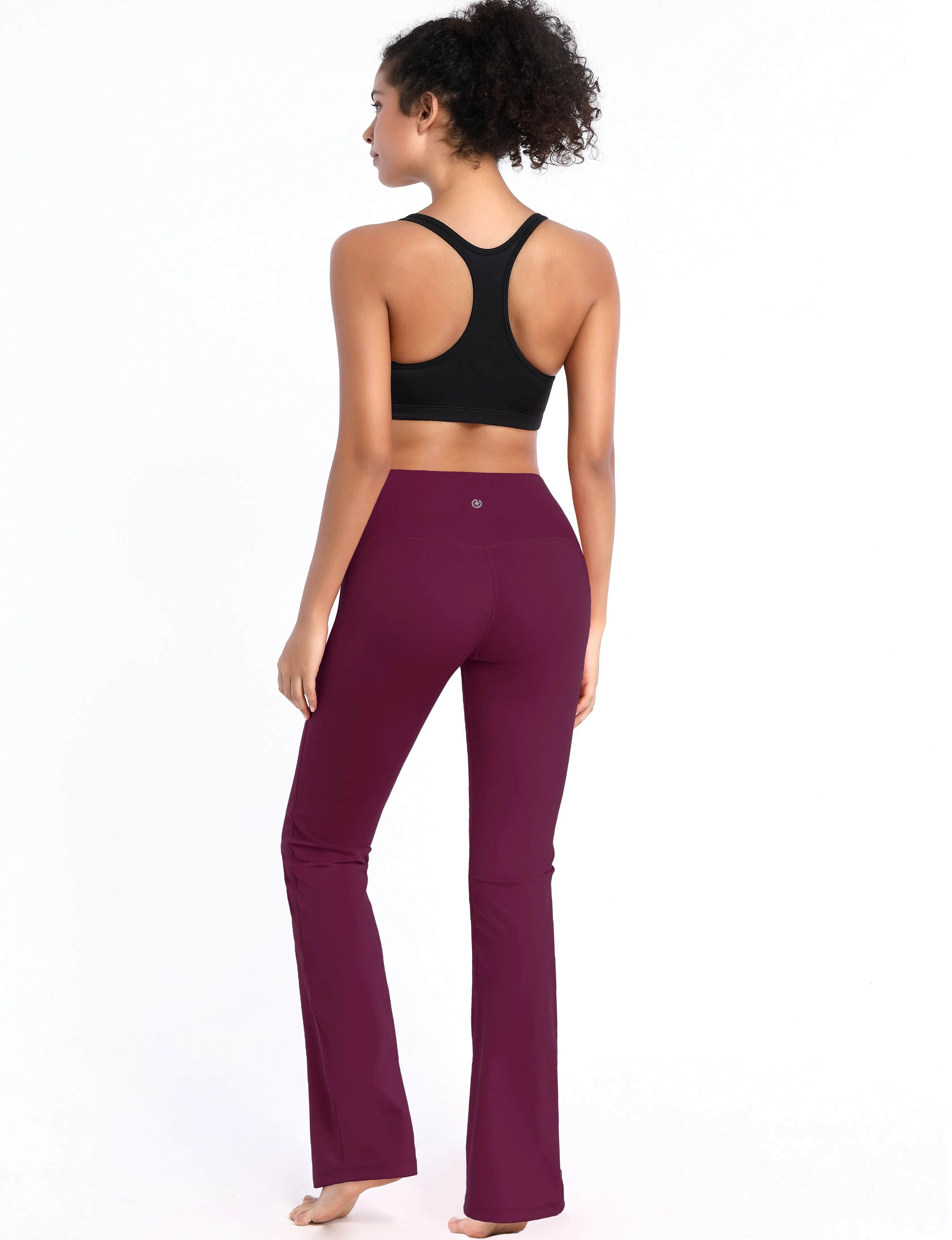 29" 31" 33" 35" 37" High Waist Bootcut Leggings Grapevine_Jogging