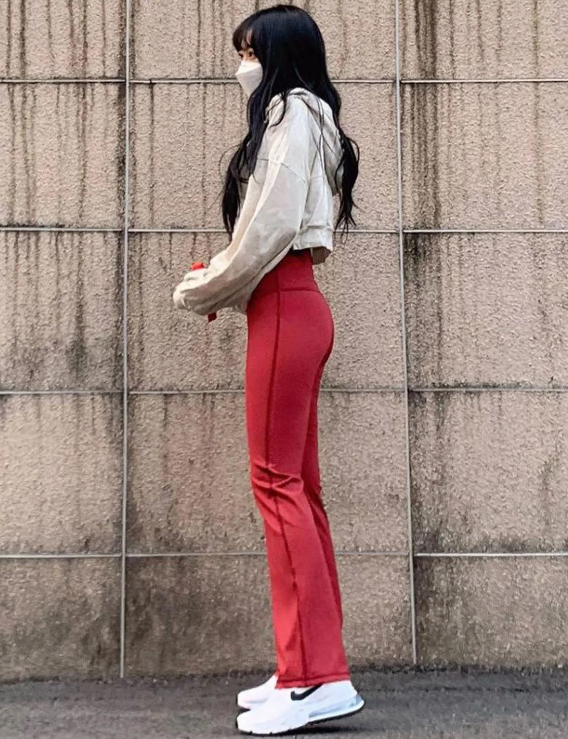 29" 31" 33" 35" 37" High Waist Bootcut Leggings Scarlet ins_Golf