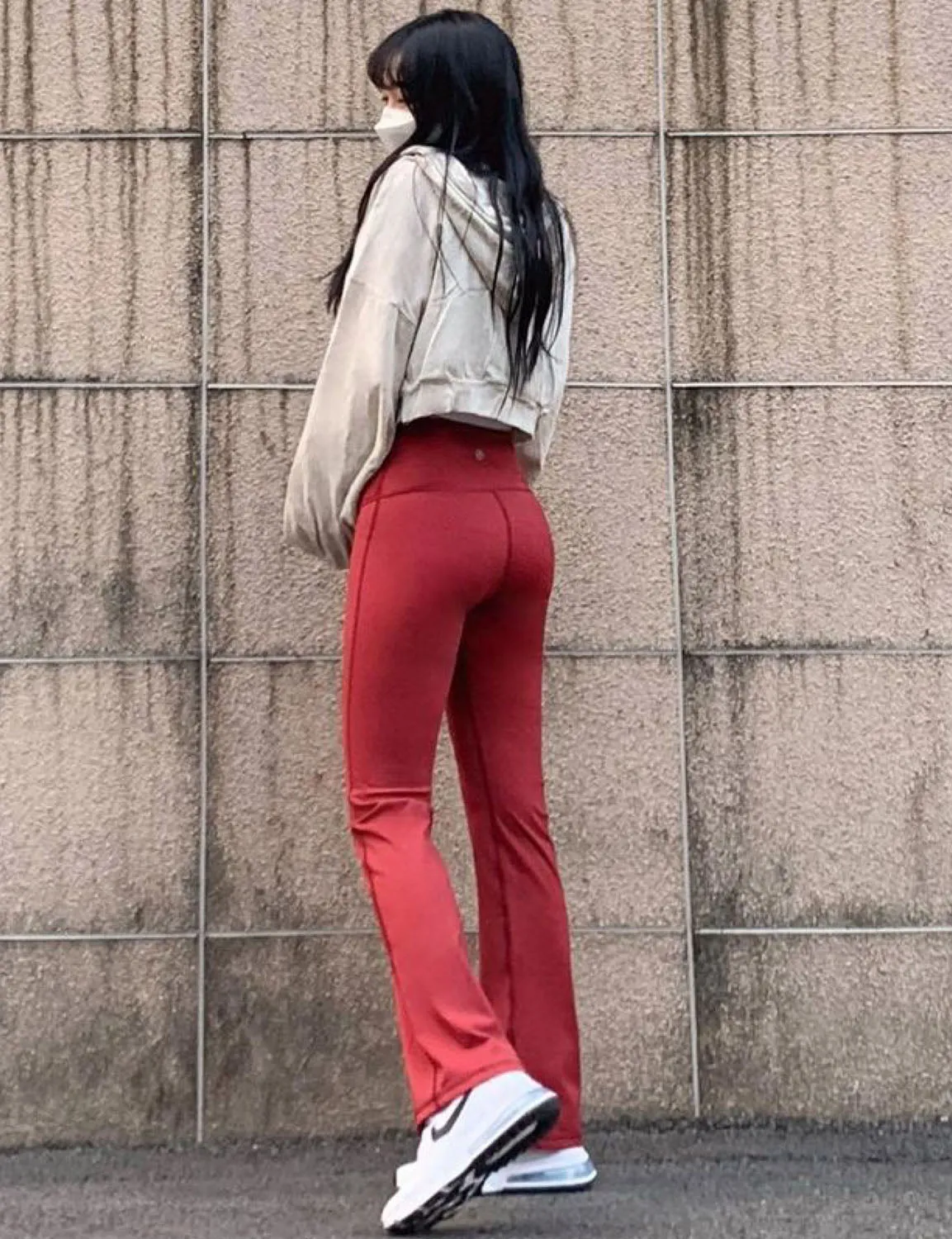29" 31" 33" 35" 37" High Waist Bootcut Leggings Scarlet ins_Golf