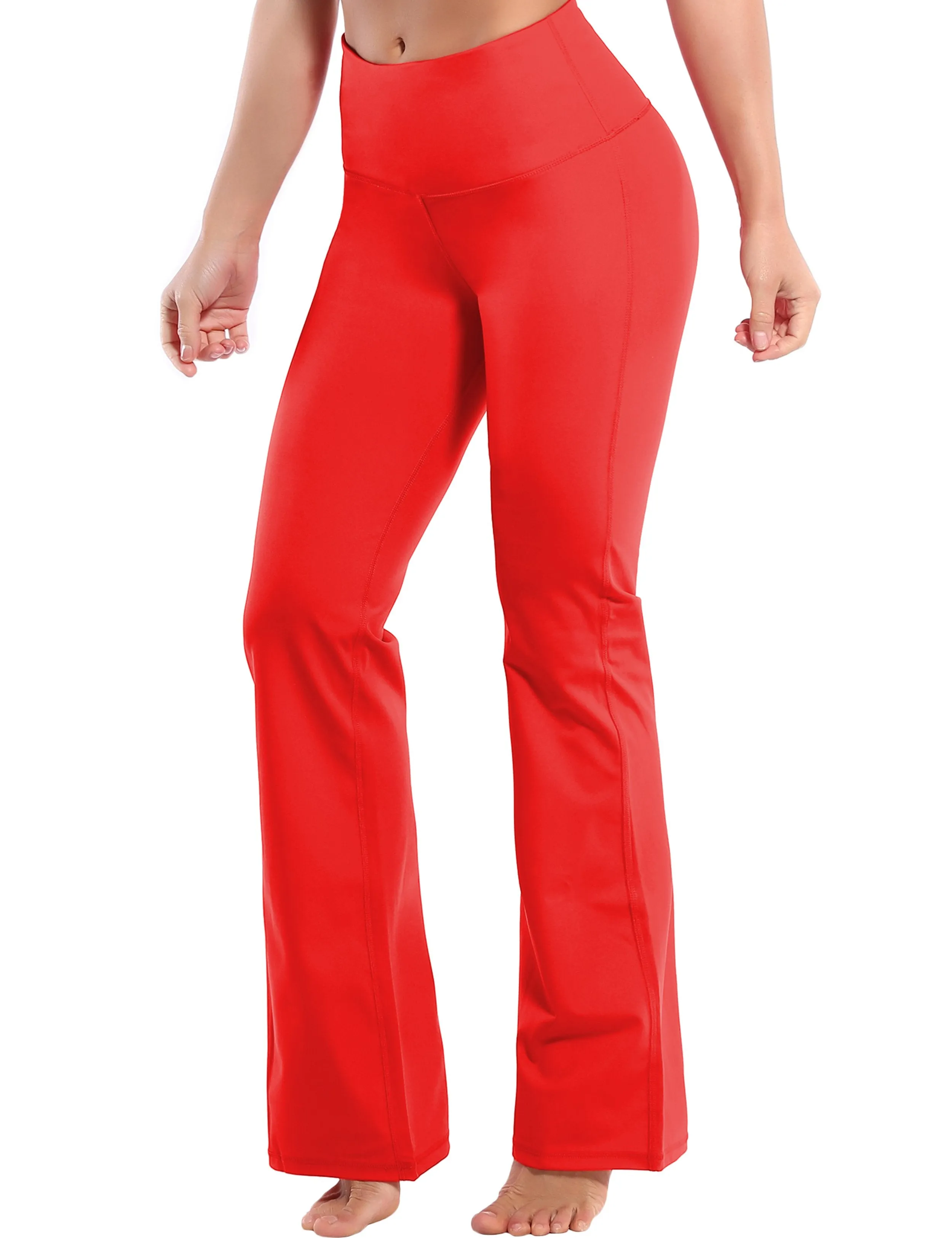 29" 31" 33" 35" 37" High Waist Bootcut Leggings Scarlet ins_Golf