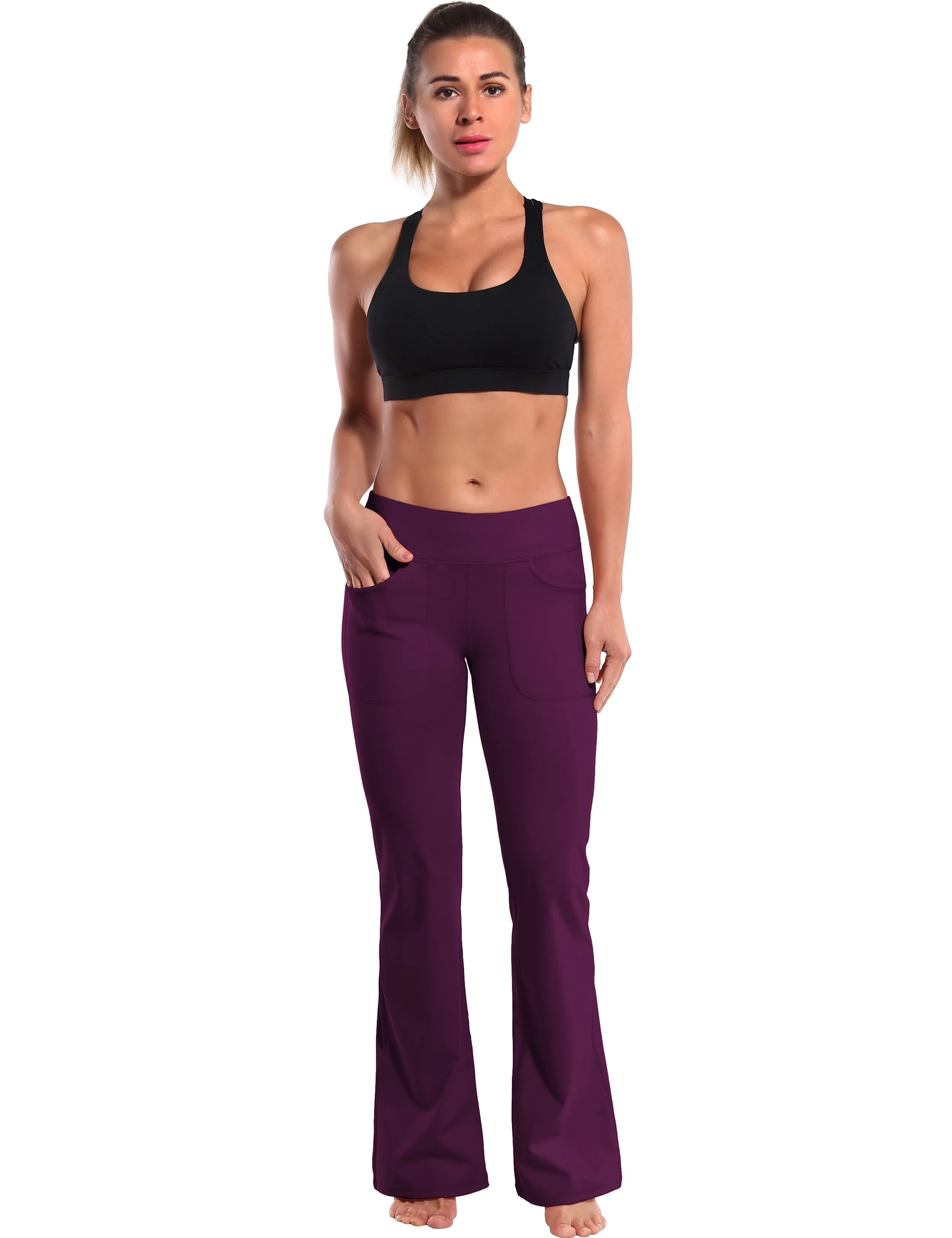 29" 31" 33" 35" Bootcut Leggings with Pockets grapevine_Jogging