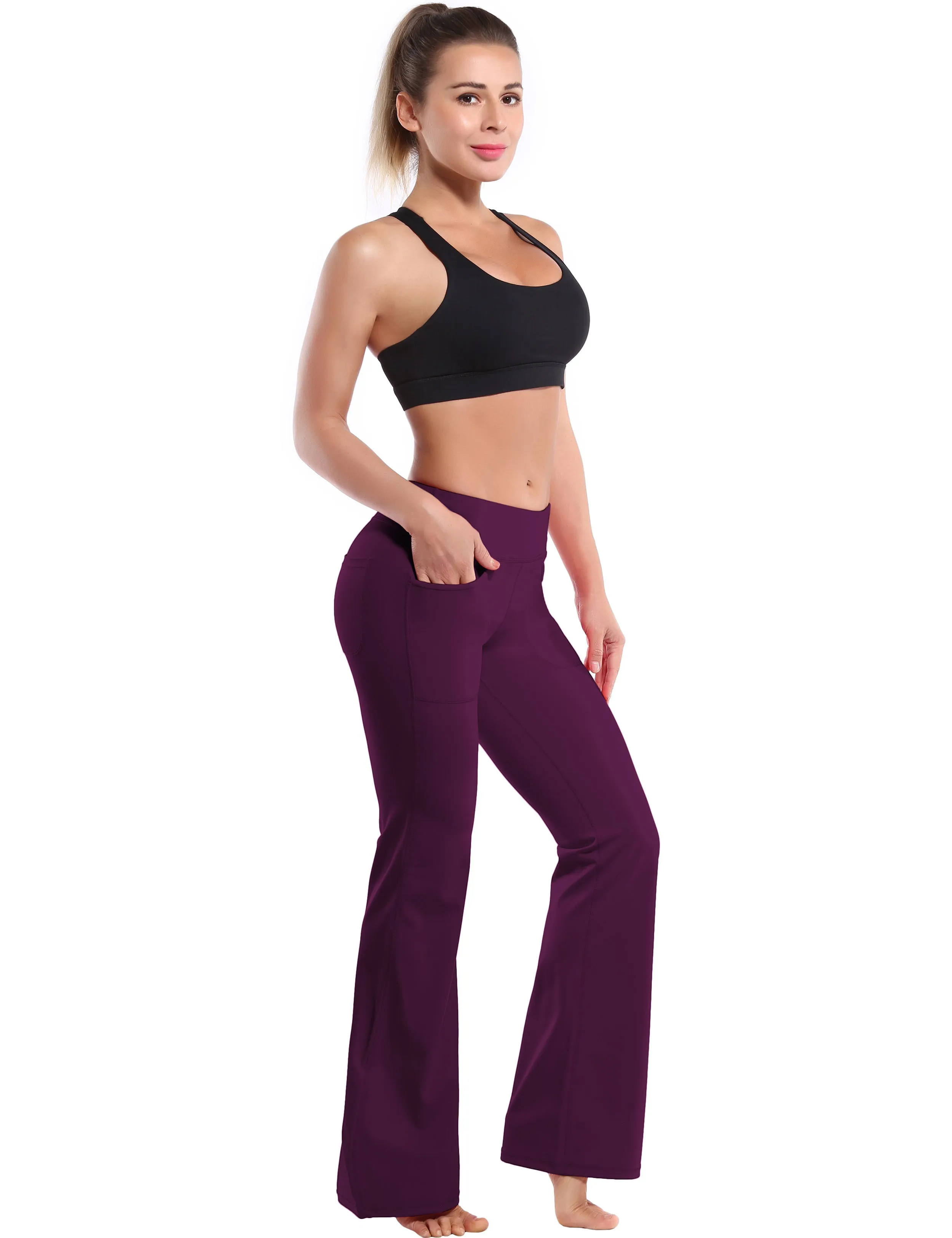 29" 31" 33" 35" Bootcut Leggings with Pockets grapevine_Jogging