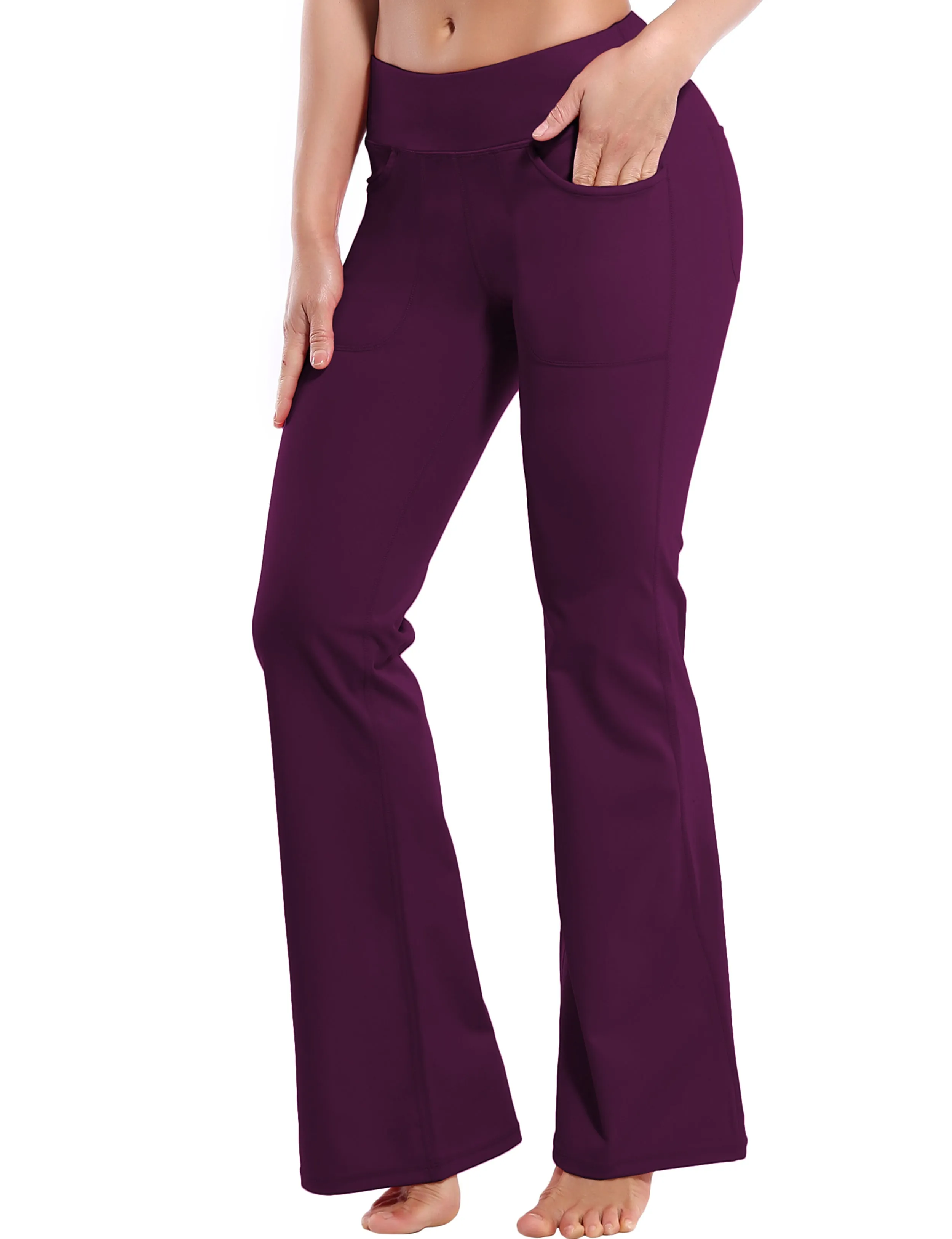 29" 31" 33" 35" Bootcut Leggings with Pockets grapevine_Jogging