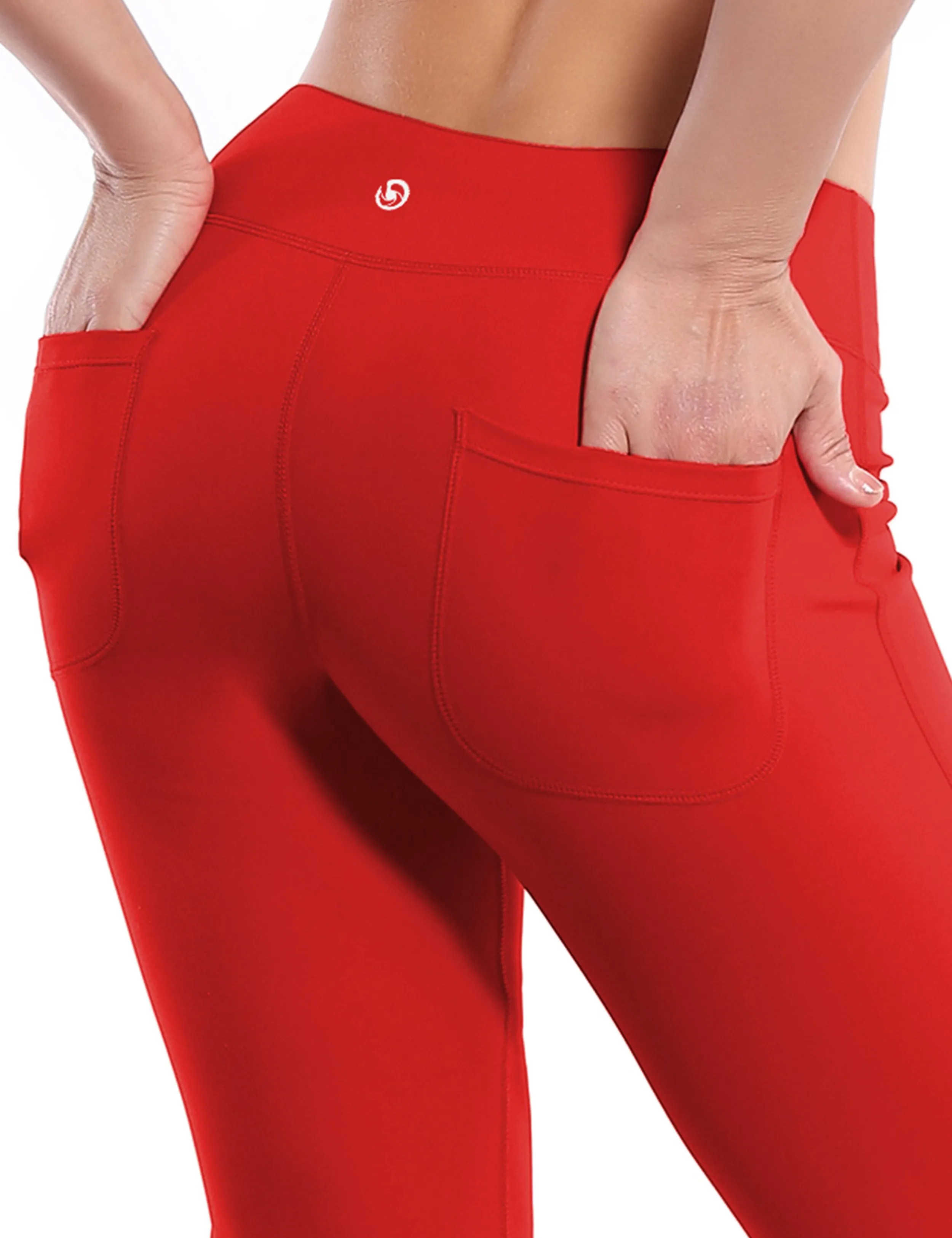 29" 31" 33" 35" Bootcut Leggings with Pockets scarlet ins_Tall Size