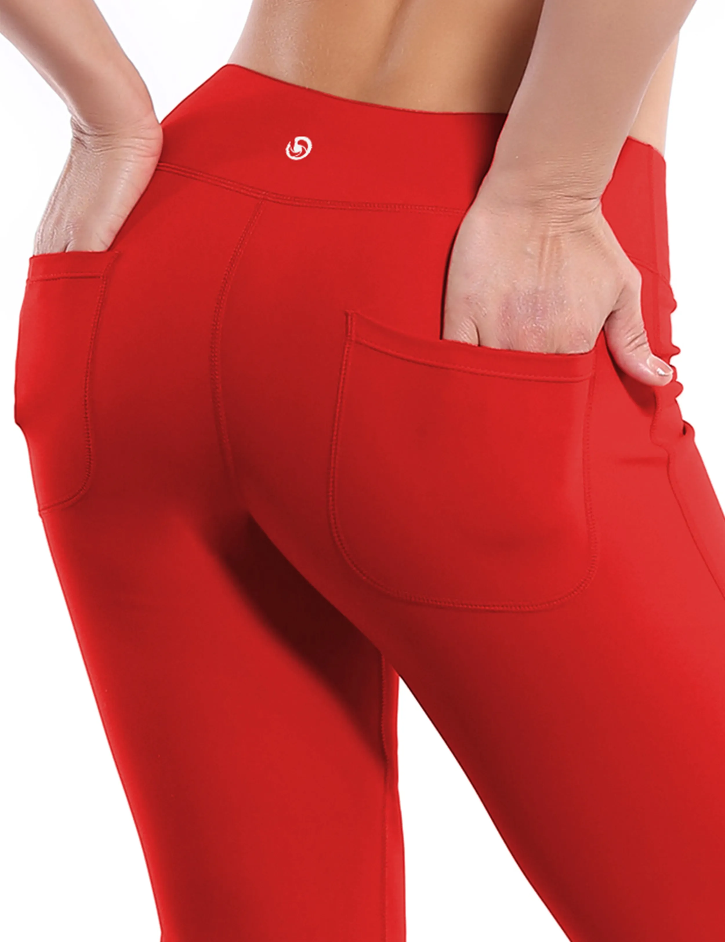 29" 31" 33" 35" Bootcut Leggings with Pockets scarlet_Golf