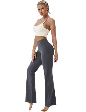 29" 31" 33" 35" Cotton Bootcut Leggings heathercharcoal_Jogging