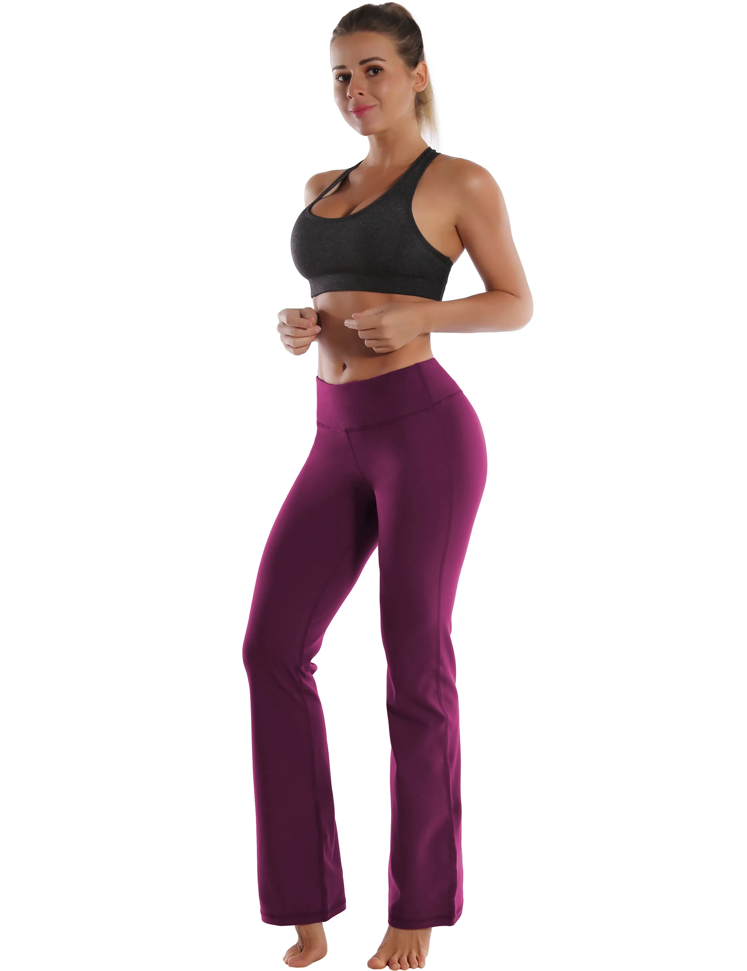 29" 31" 33" 35" Cotton Nylon Bootcut Leggings grapevine_Tall Size