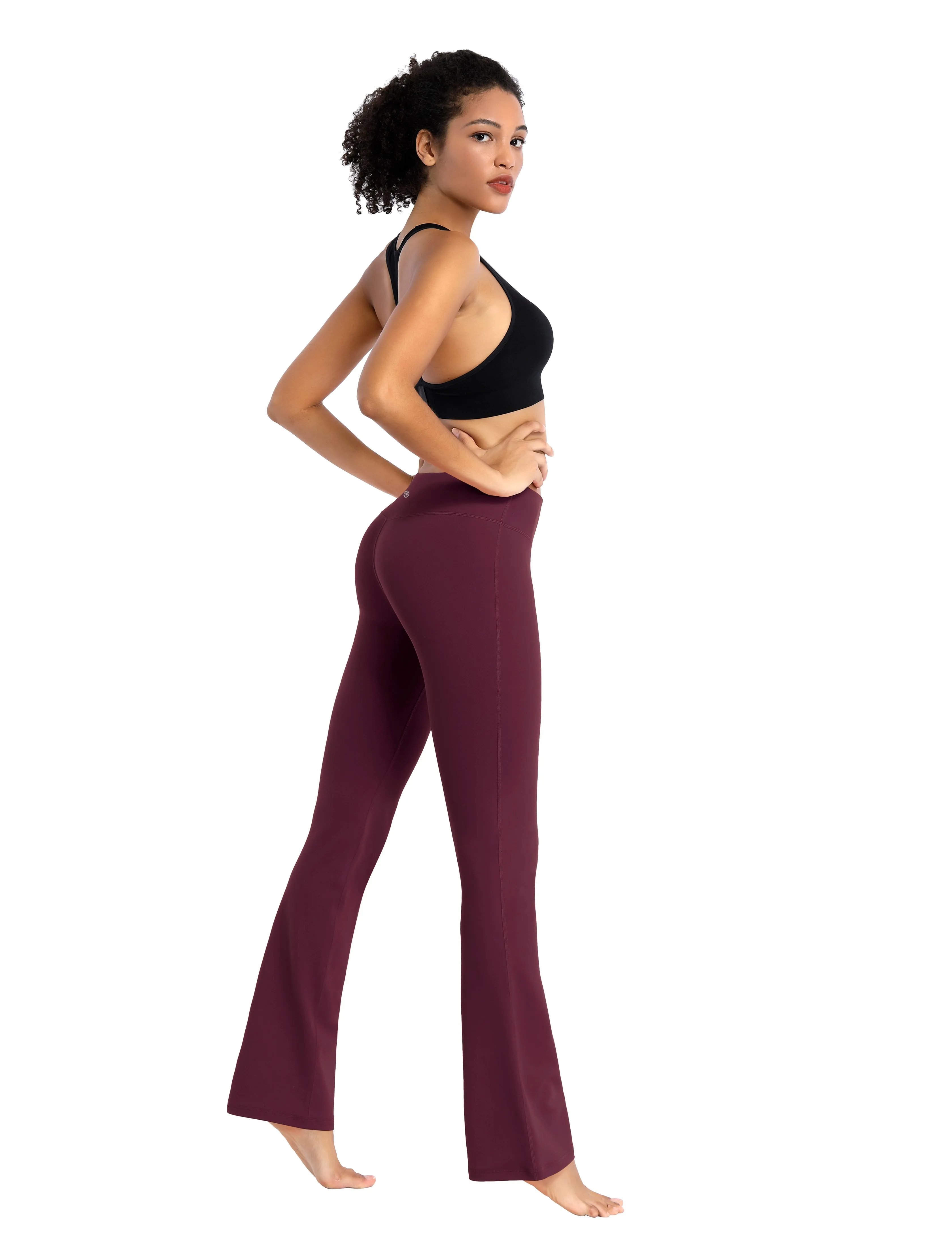 29" 31" 33" 35" Cotton Nylon Bootcut Leggings grapevine_Tall Size