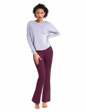 29" 31" 33" 35" Cotton Nylon Bootcut Leggings grapevine_yogastudio