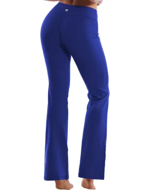 29" 31" 33" 35" Cotton Nylon Bootcut Leggings navy_Tall Size