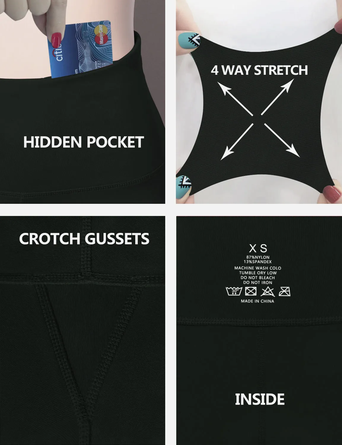 29" 31" 33" 35" Cotton Nylon Bootcut Leggings olivegray_yogastudio