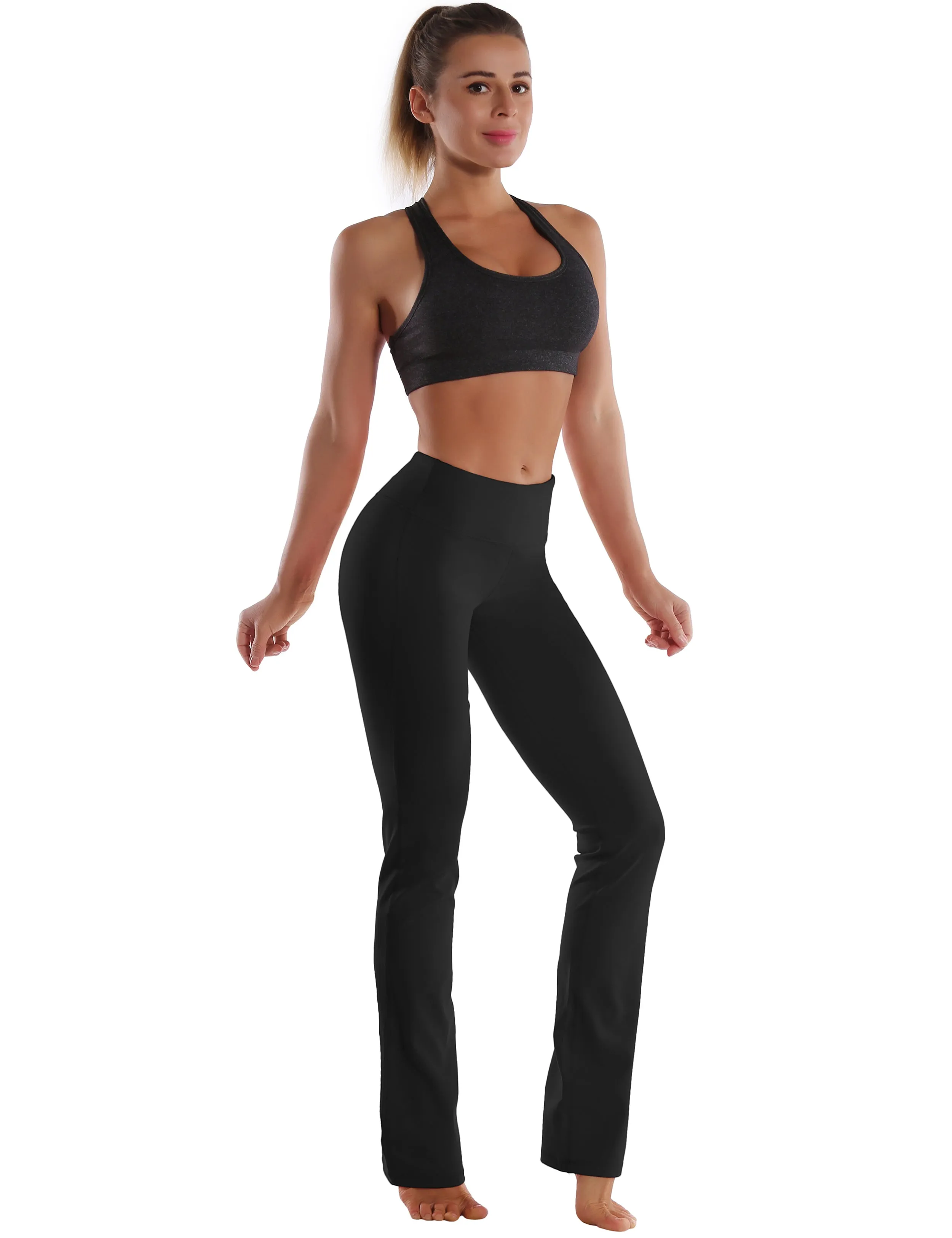 29" 31" 33" 35" Straight Leg Leggings black ins_Gym