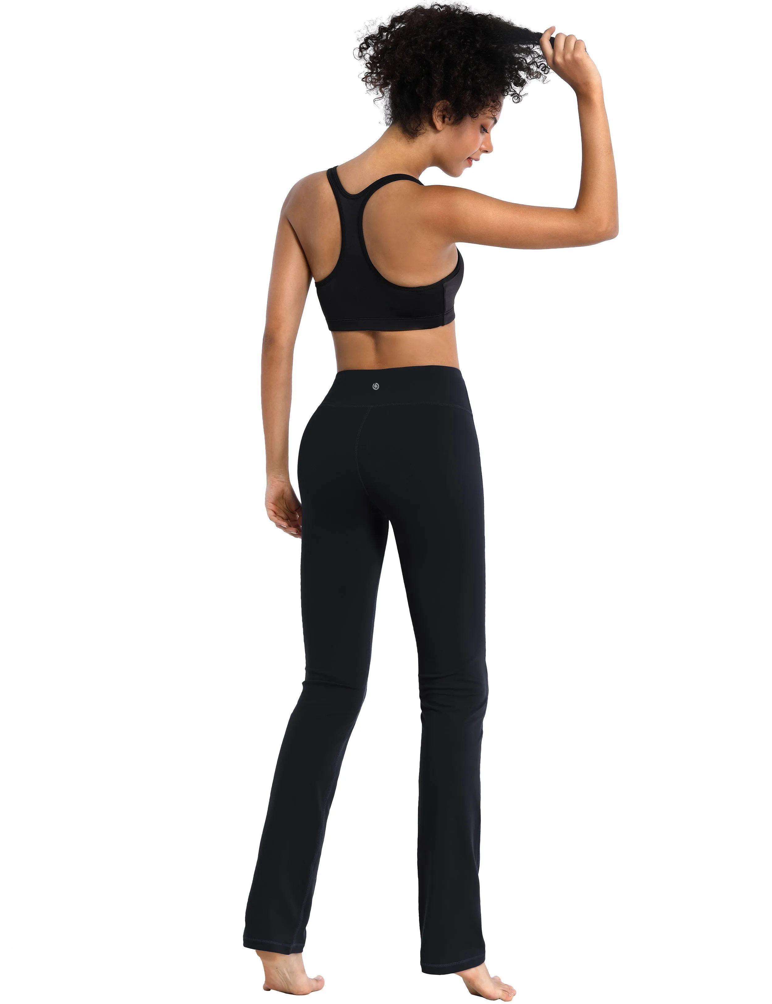 29" 31" 33" 35" Straight Leg Leggings black ins_Plus Size