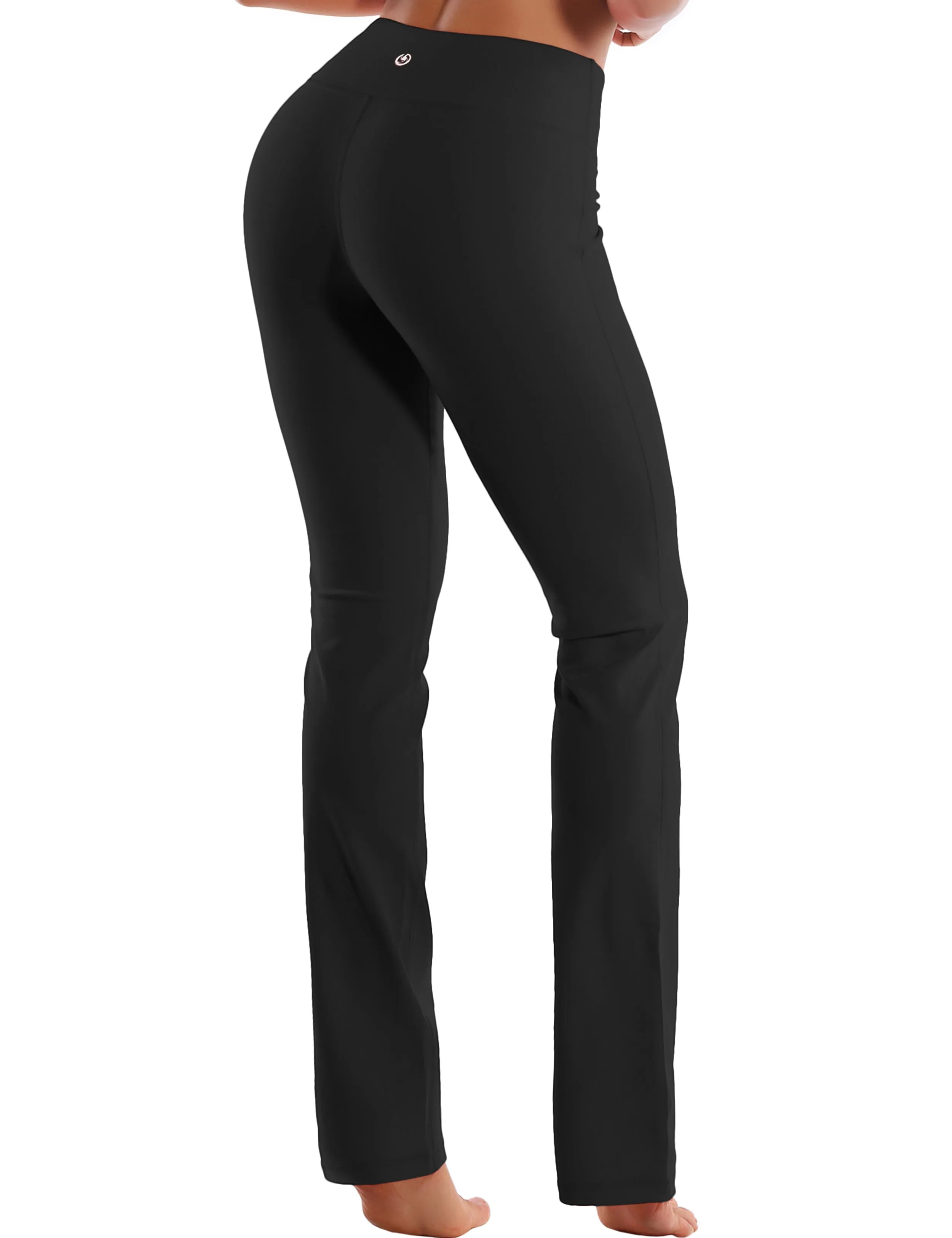 29" 31" 33" 35" Straight Leg Leggings black ins_Plus Size
