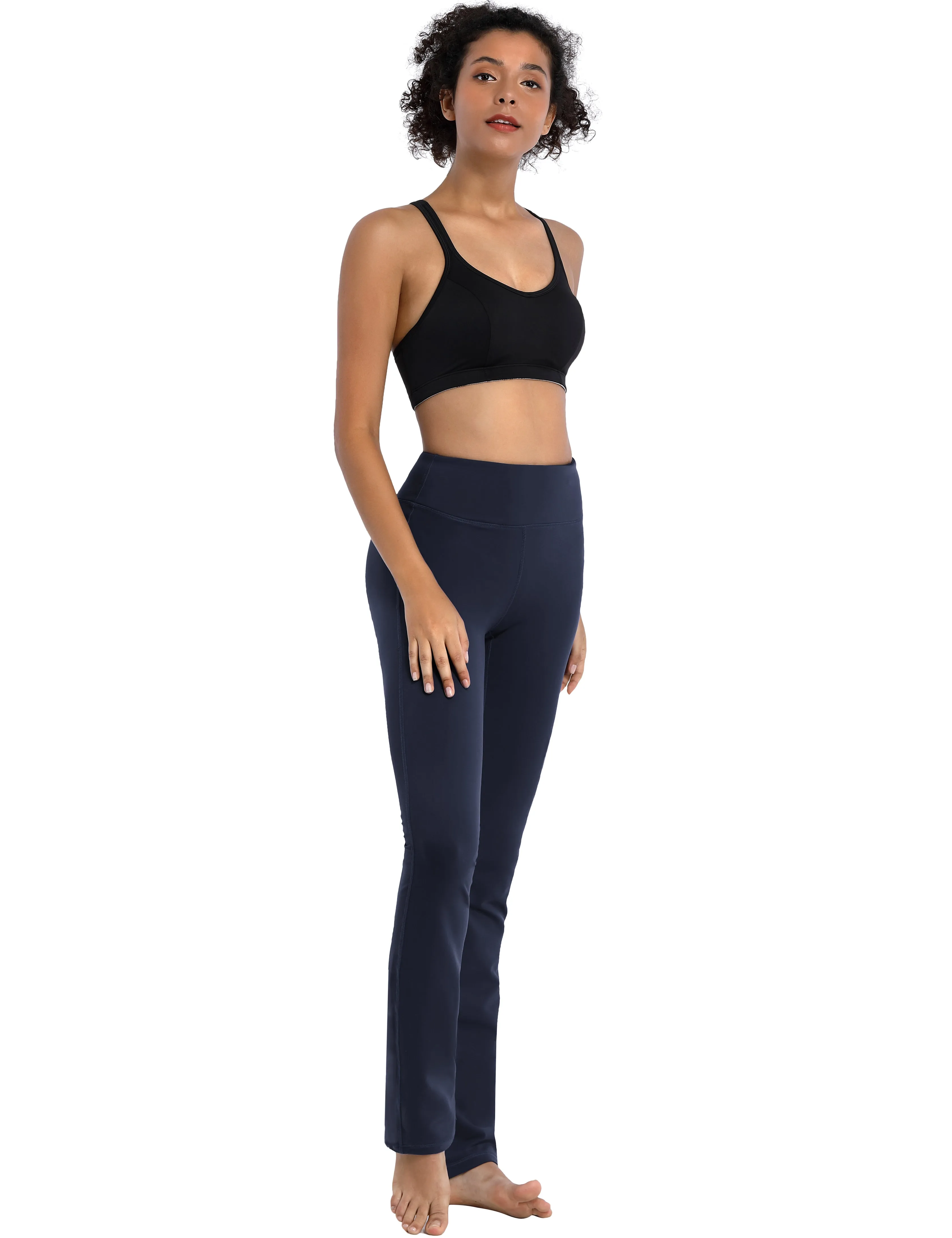 29" 31" 33" 35" Straight Leg Leggings darknavy_Tall Size