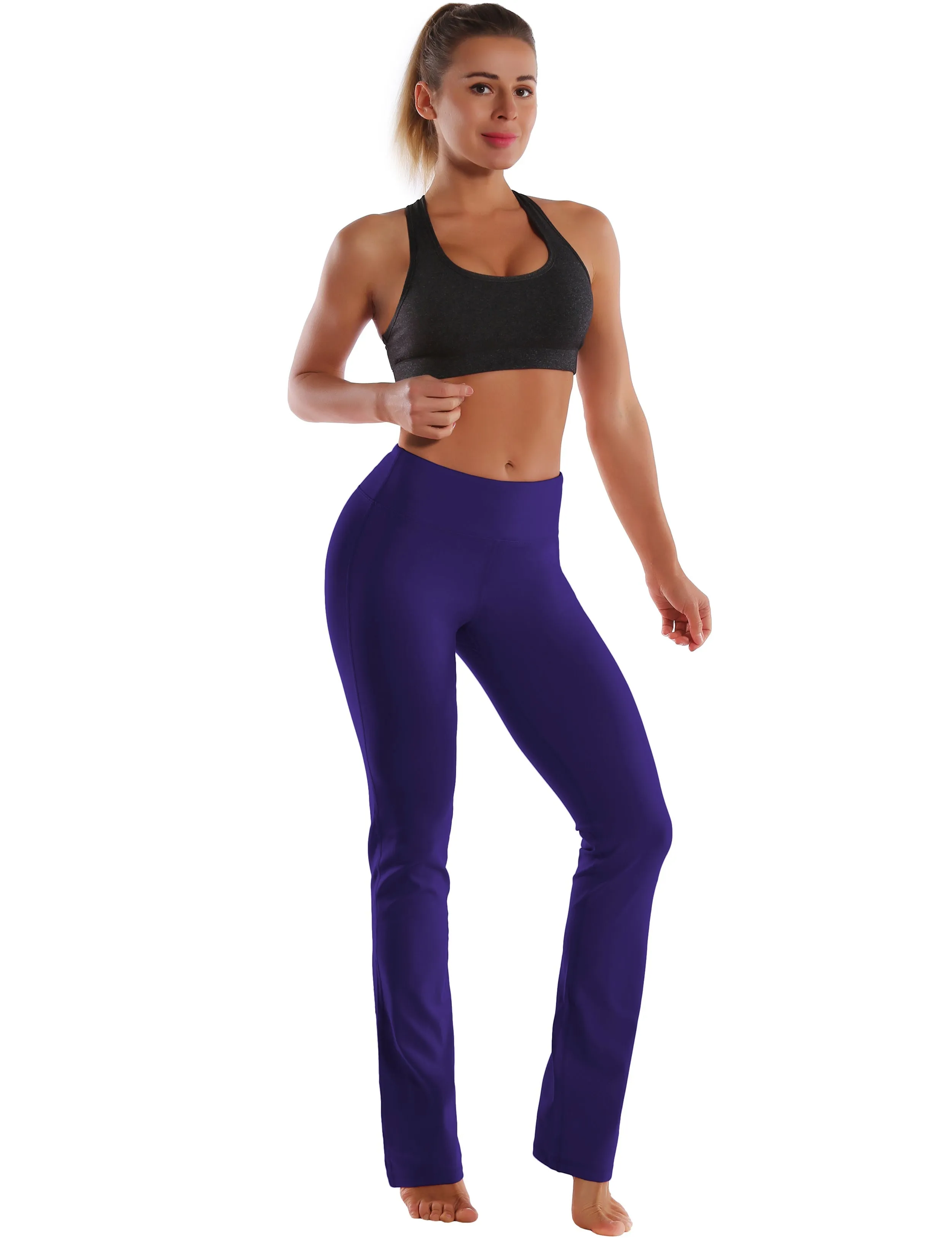 29" 31" 33" 35" Straight Leg Leggings darkpurple_Tall Size