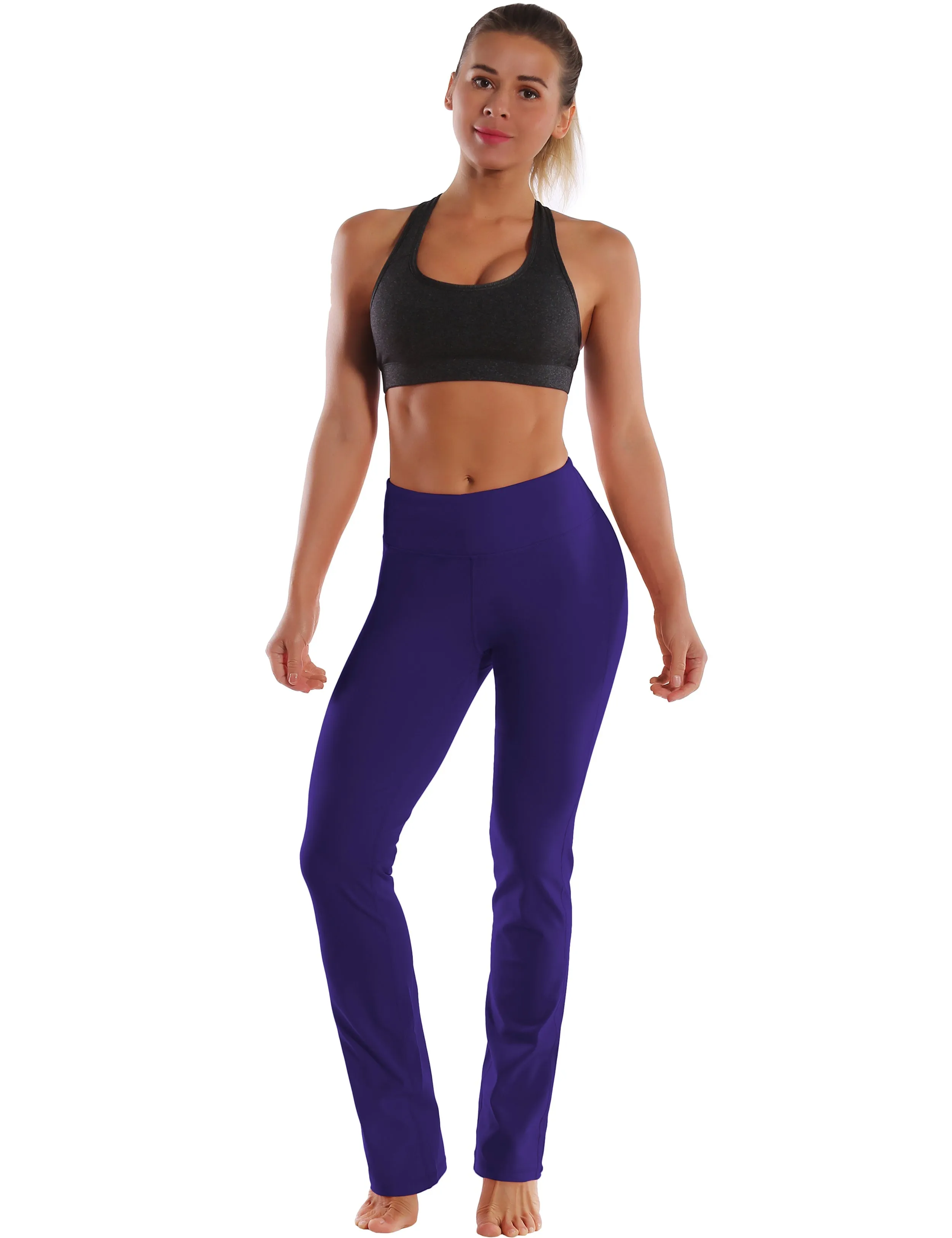29" 31" 33" 35" Straight Leg Leggings darkpurple_Tall Size
