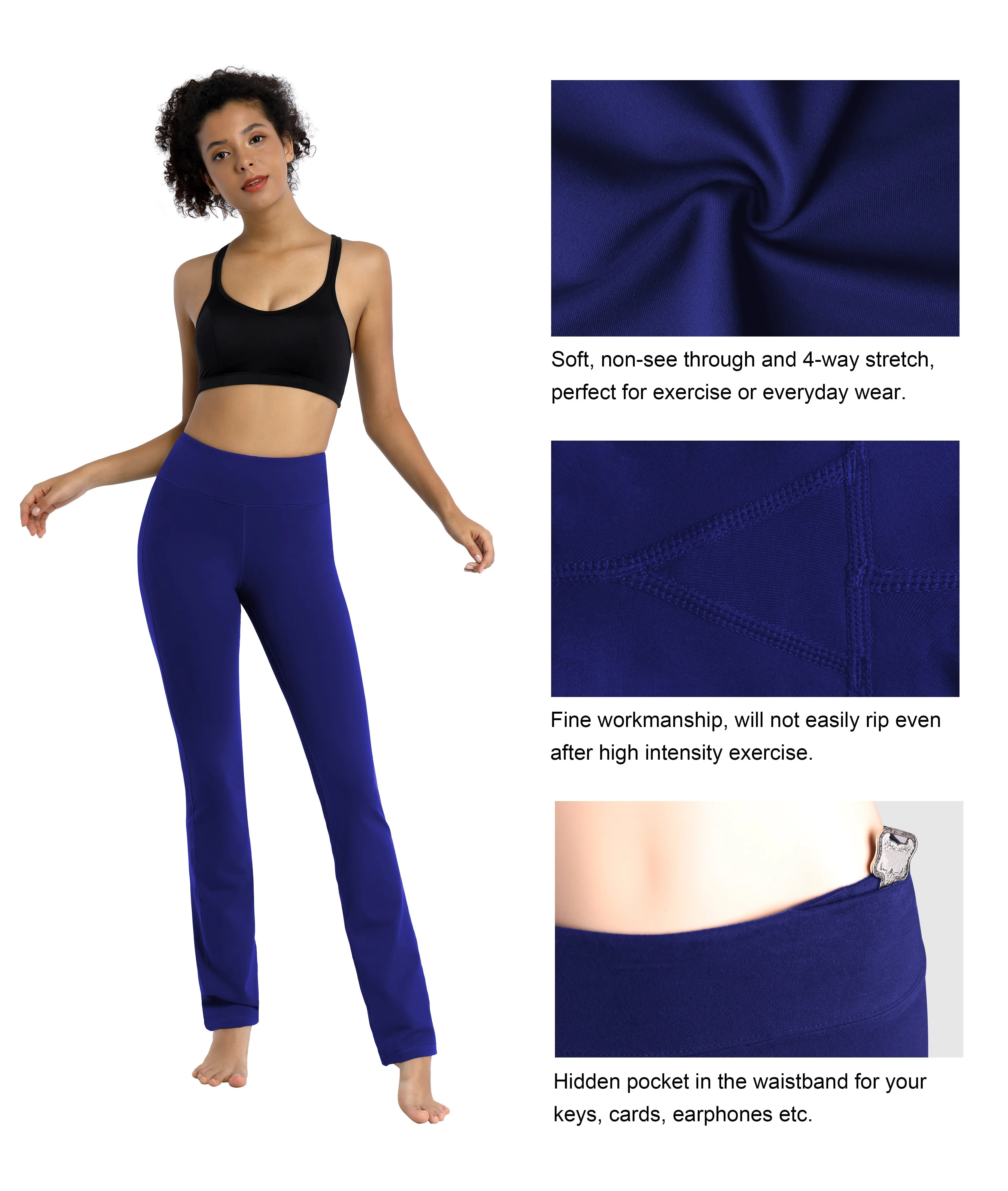 29" 31" 33" 35" Straight Leg Leggings navy_Jogging