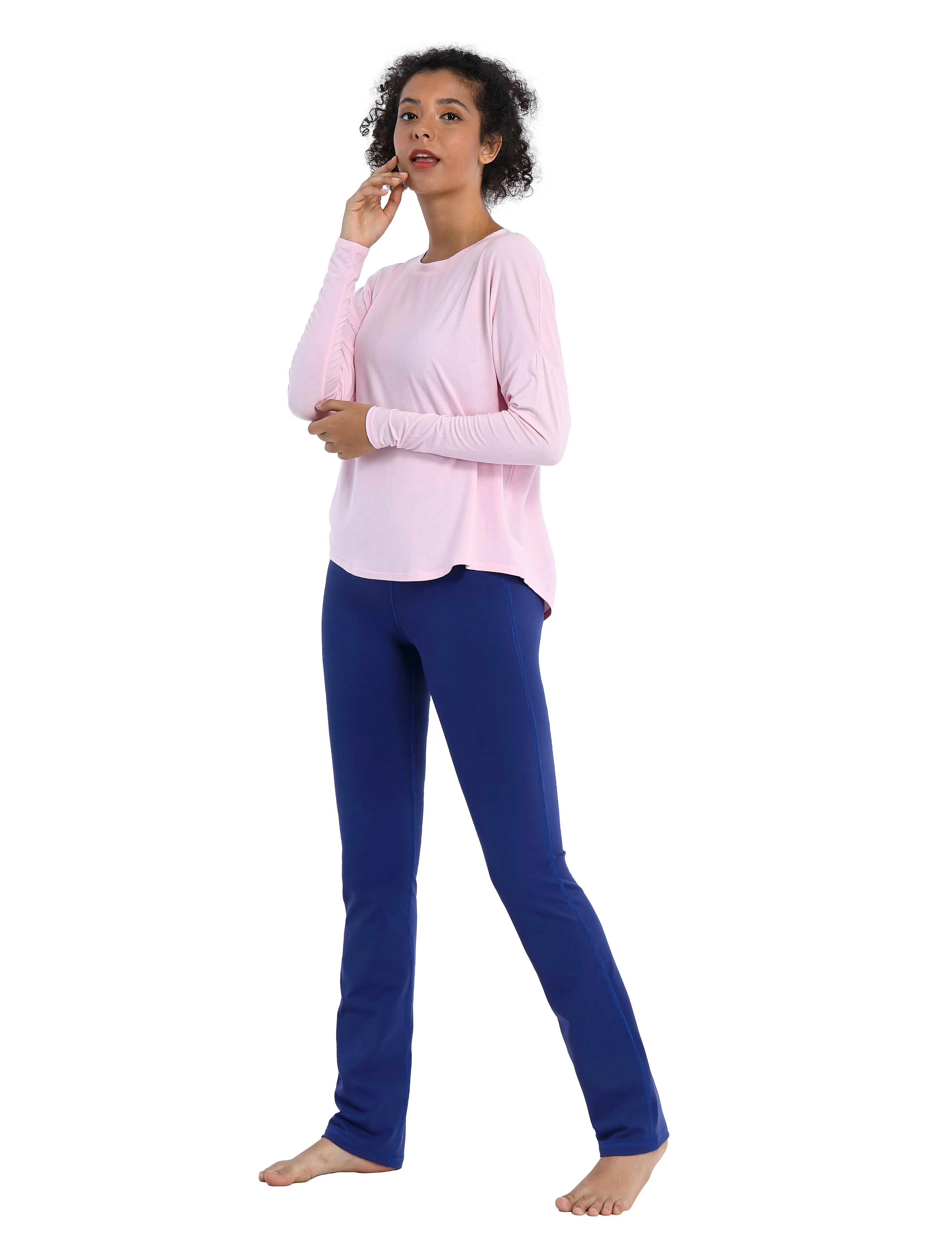 29" 31" 33" 35" Straight Leg Leggings navy_Jogging