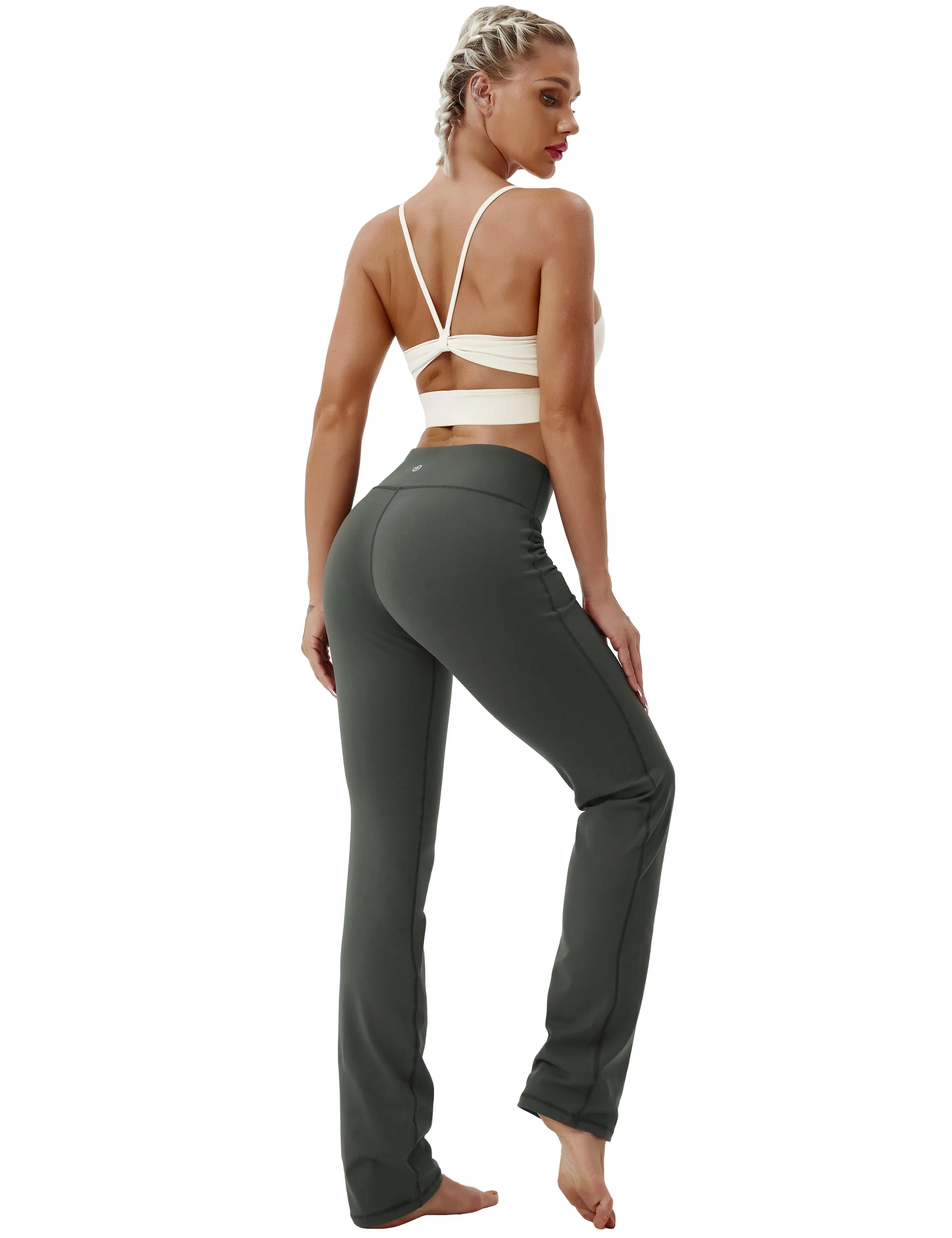 29" 31" 33" 35" Straight Leg Leggings olivegray_Tall Size