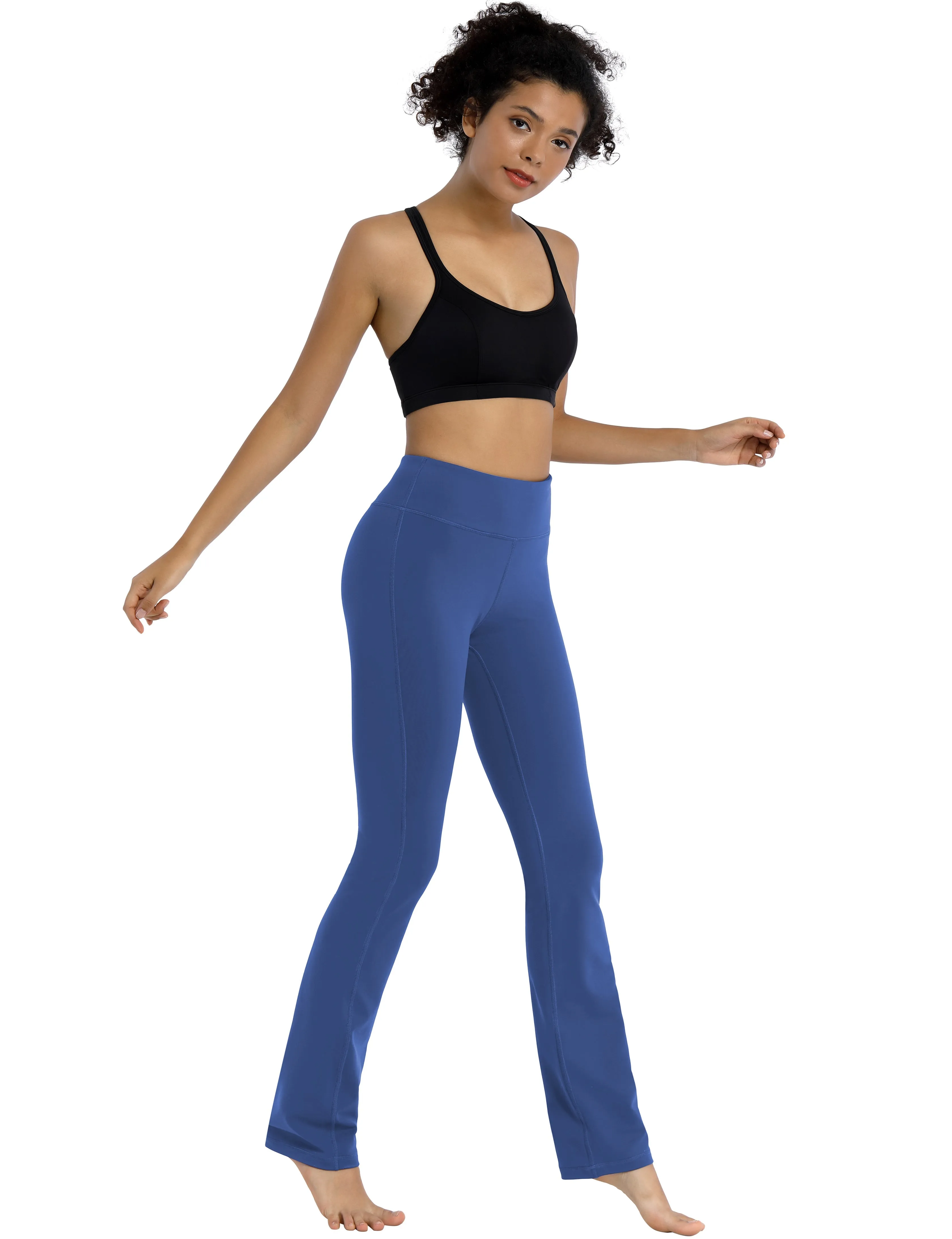 29" 31" 33" 35" Straight Leg Leggings purplishblue_Gym