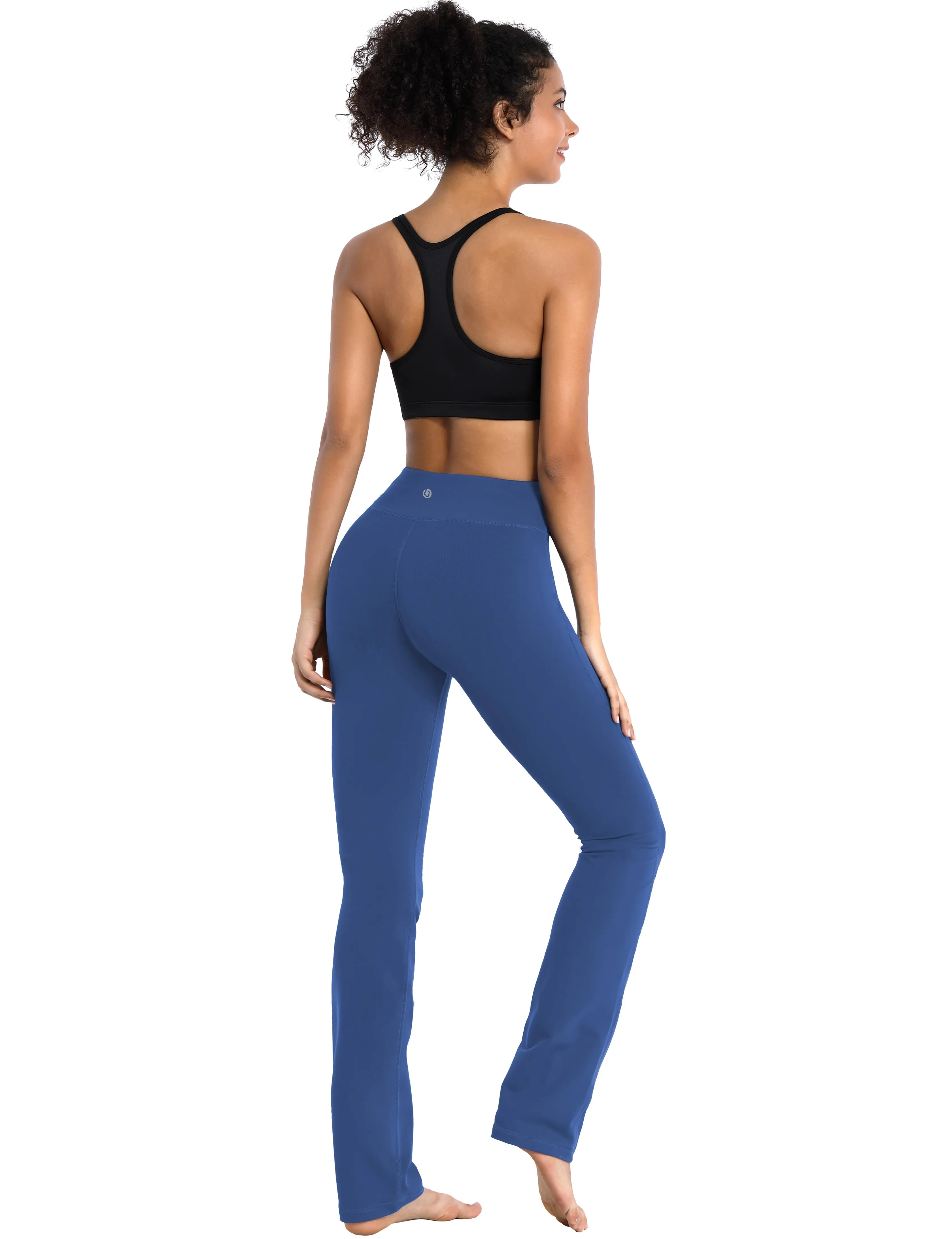 29" 31" 33" 35" Straight Leg Leggings purplishblue_Gym