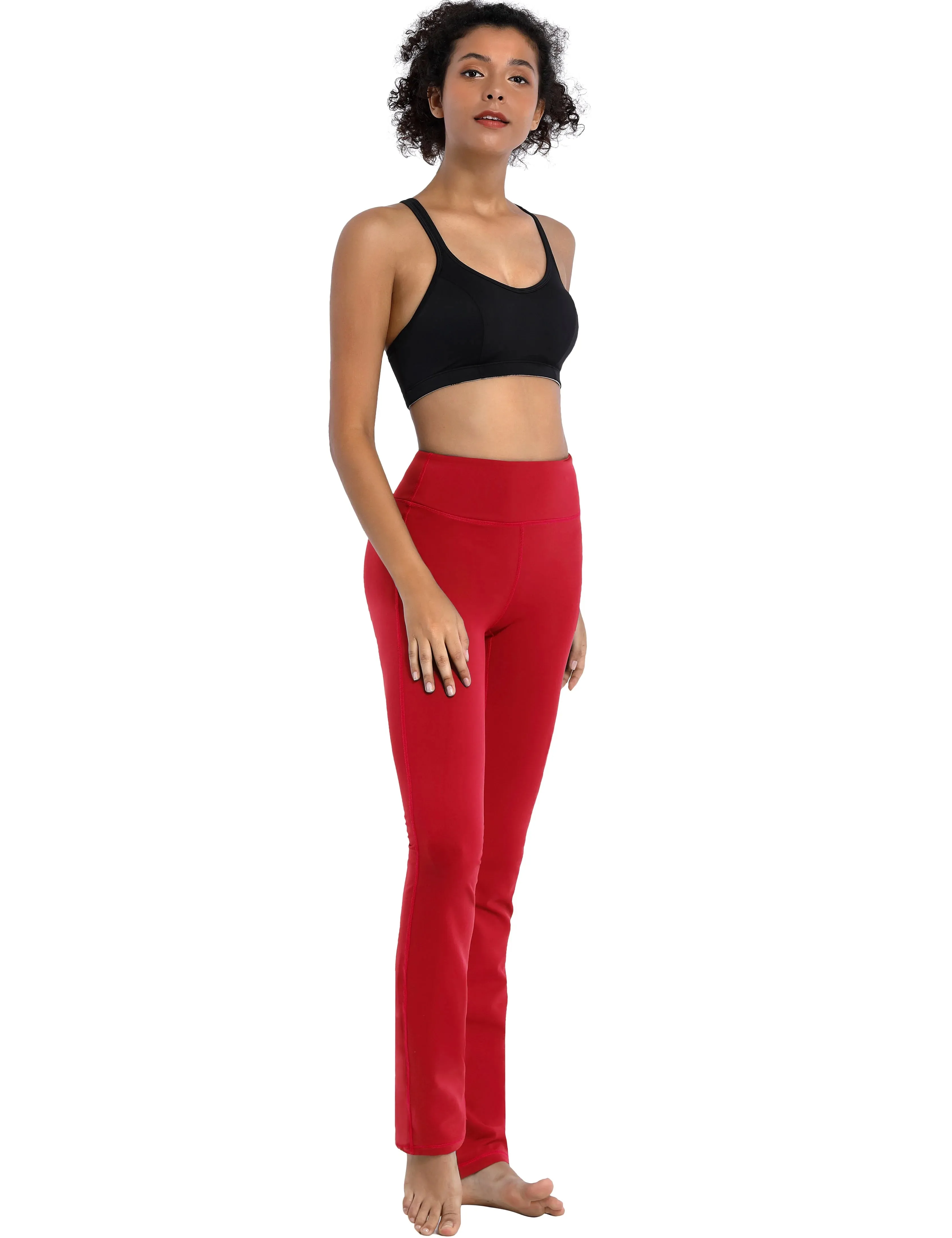 29" 31" 33" 35" Straight Leg Leggings scarlet_yogastudio