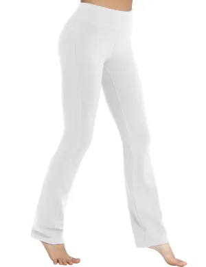 29" 31" 33" 35" Straight Leg Leggings white_Jogging