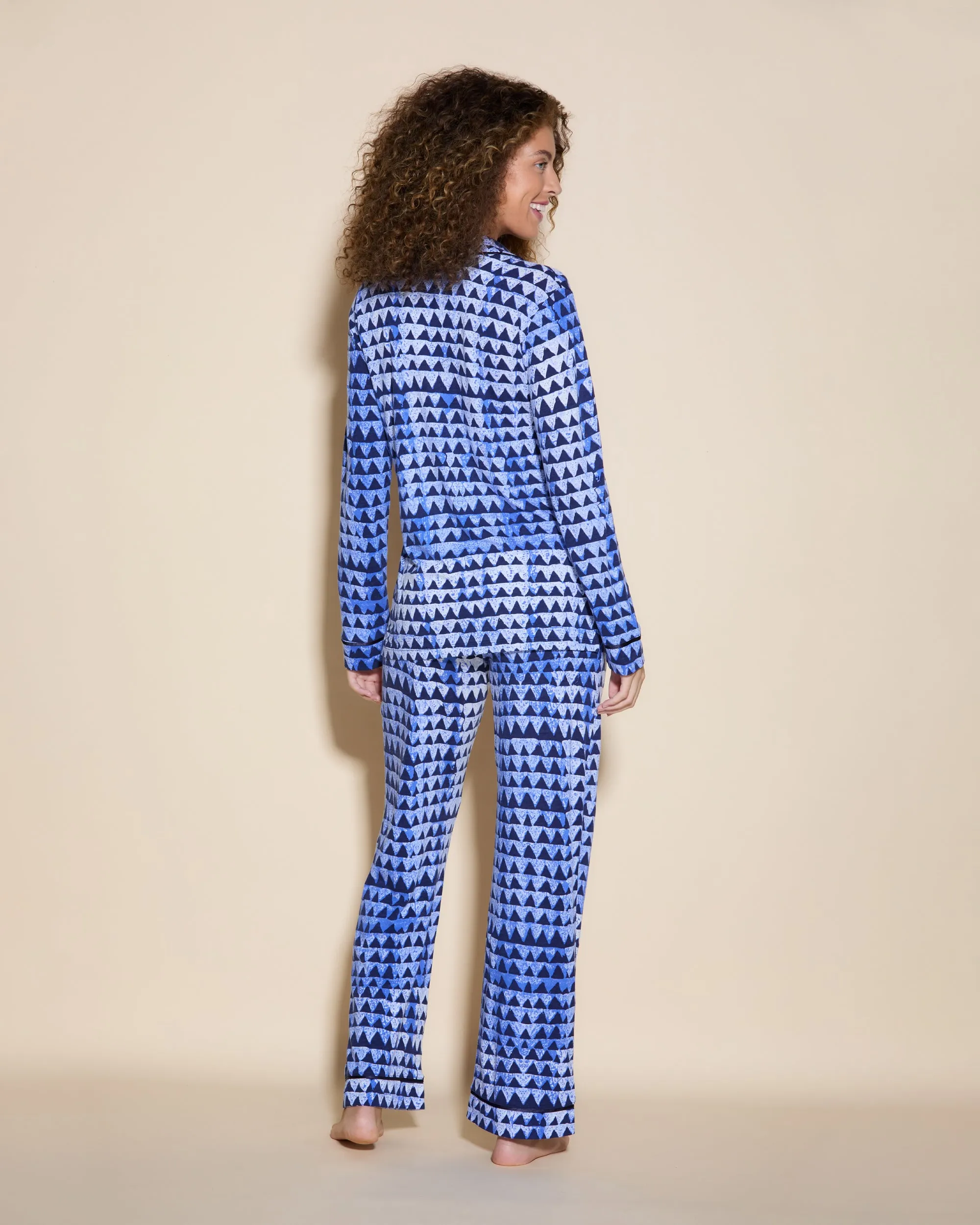 3 Pockets Long Sleeve Top & Pant Pajama Set