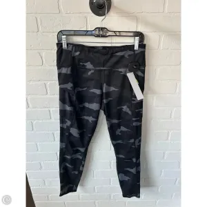 Athletic Leggings By Athleta In Black & Grey, Size: 8