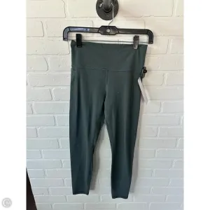 Athletic Leggings By Athleta In Green, Size: 8