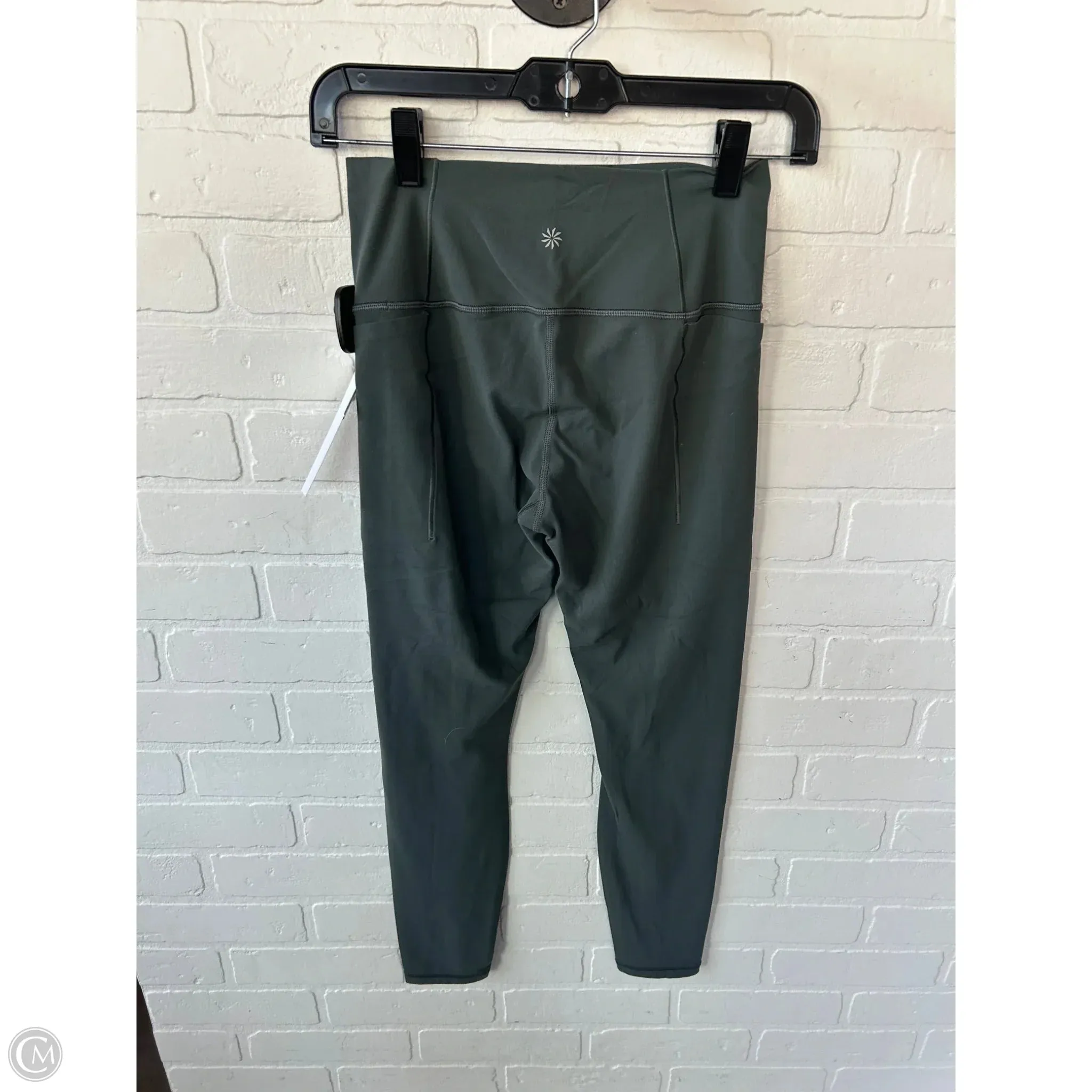 Athletic Leggings By Athleta In Green, Size: 8