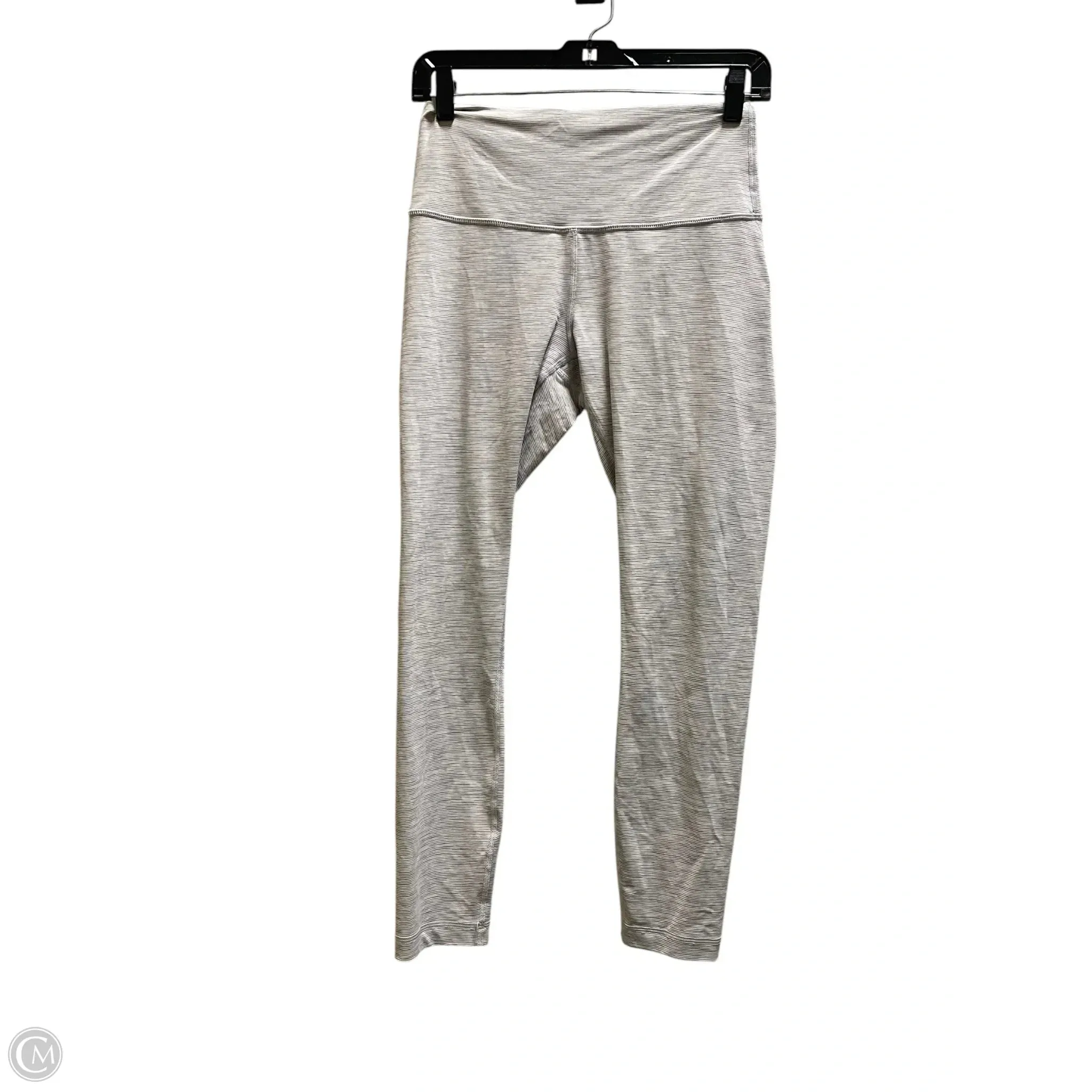 Athletic Leggings By Lululemon In Grey, Size: 8