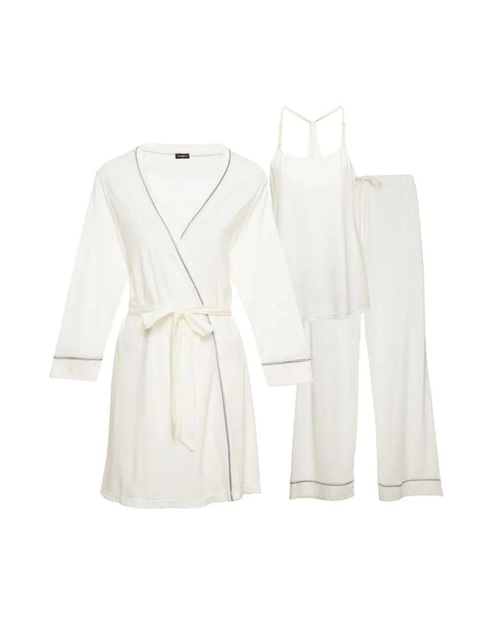 Bella Maternity 3-Piece Pajama Set