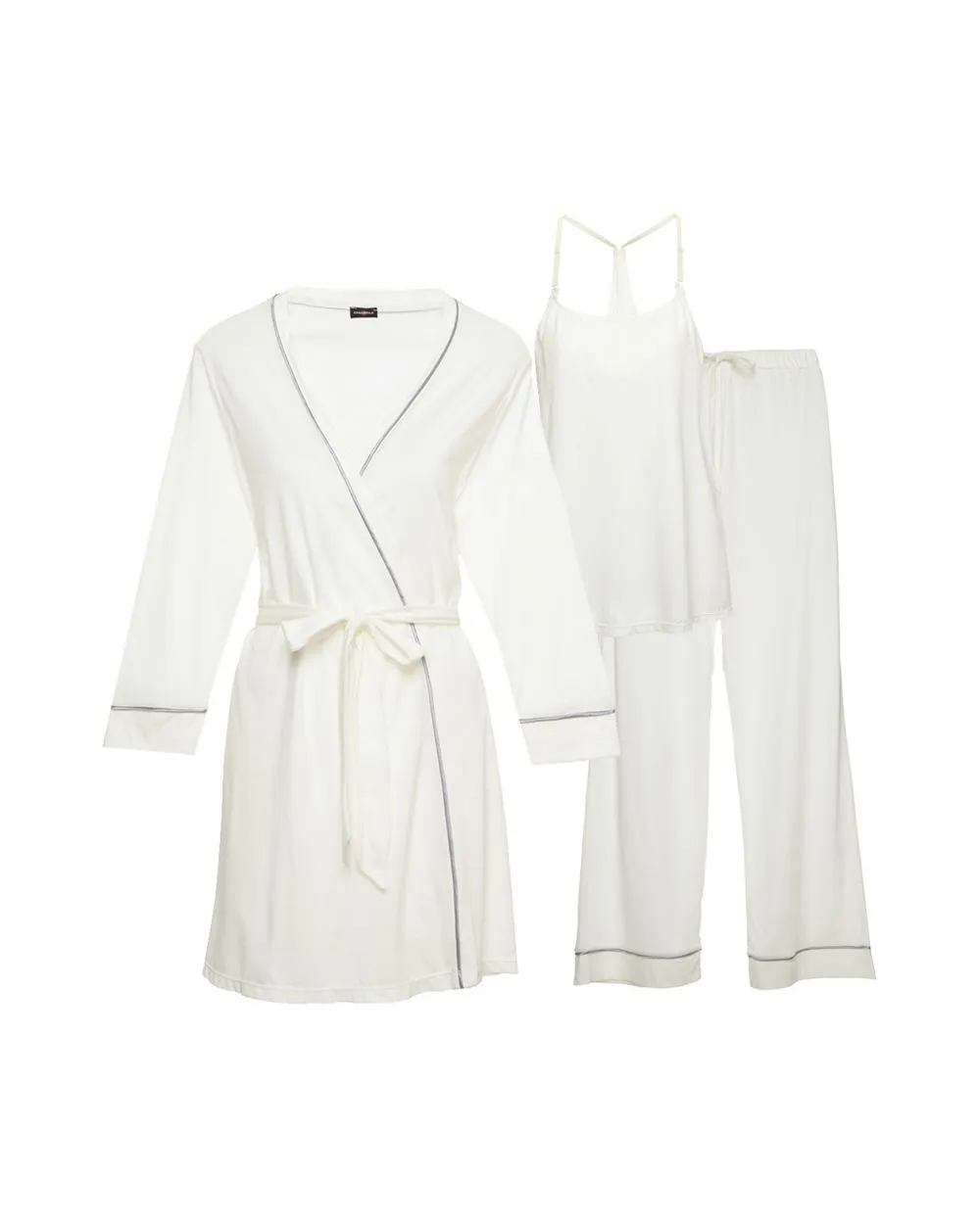 Bella Maternity 3-Piece Pajama Set