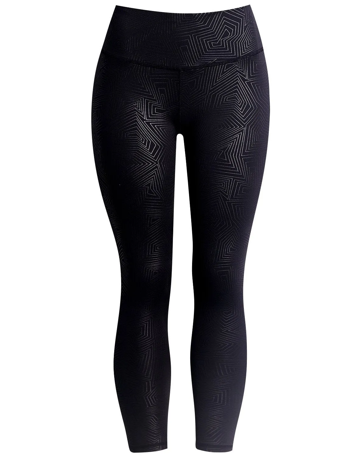 BUBBLELIME 78P/22S Embossed Pattern Plus Size Pants 22" /26" inseam_Plus Size