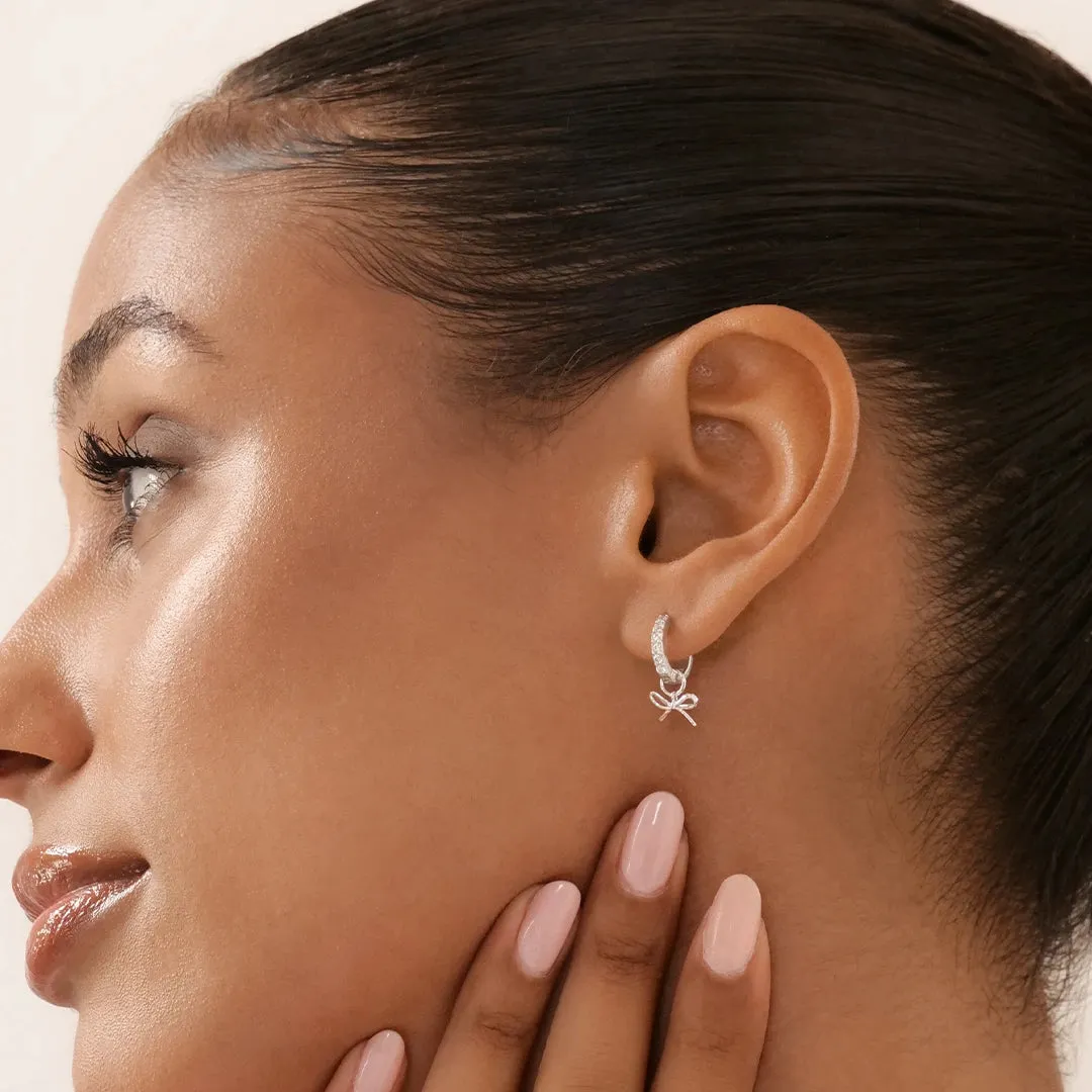 Build Your Earring Set Jet Silver