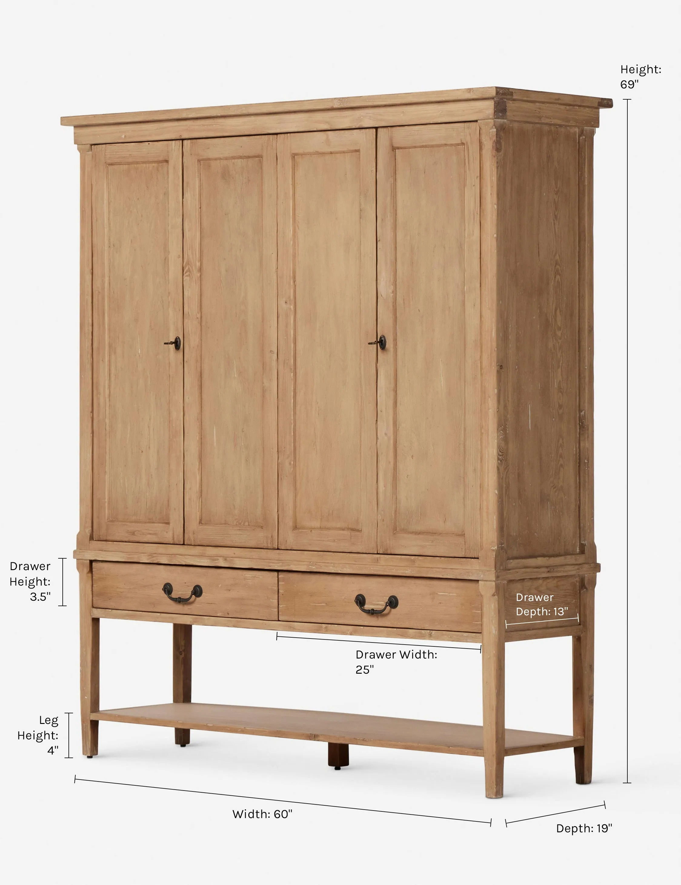 Chaperal Double Cabinet