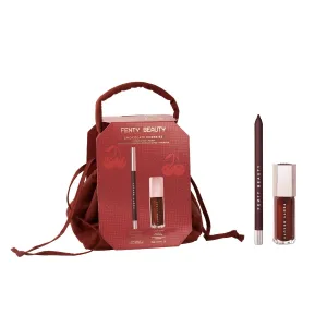 Chocolate Cherriez 2-Piece Lip Set   Pouch
