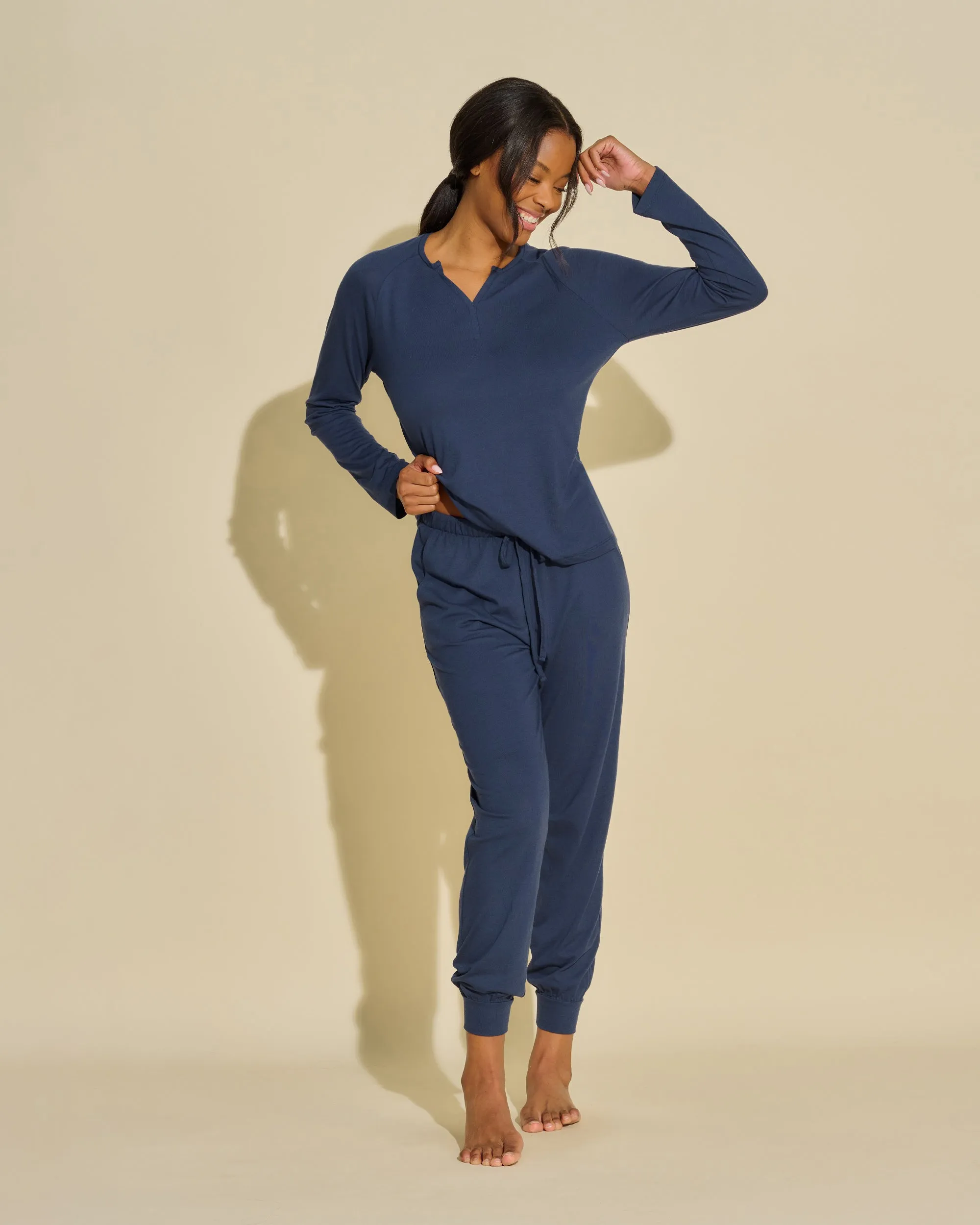 Conjunto De Camiseta De Manga Larga Y Pantalones Joggers